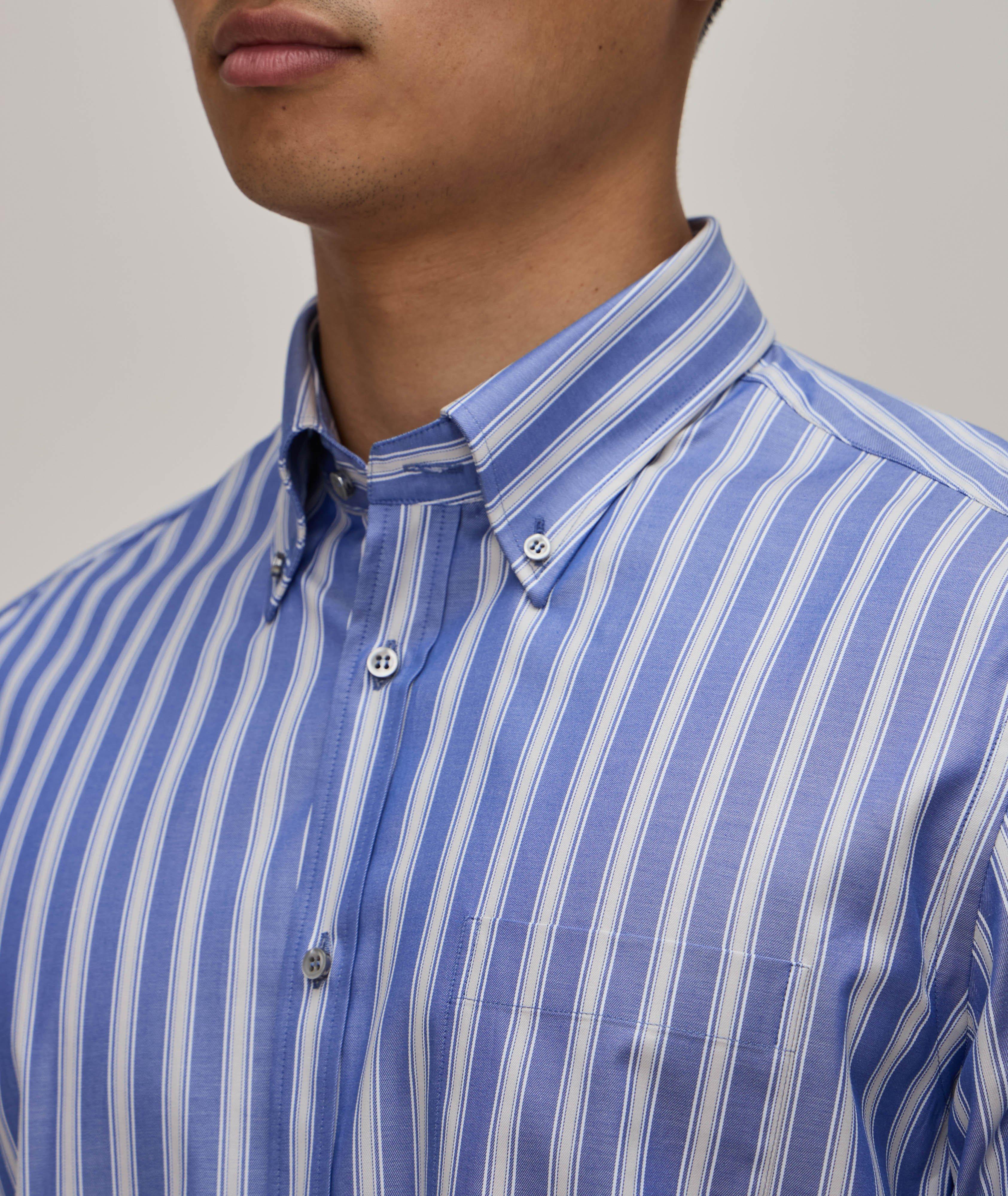 Silver Collection Striped Sport Shirt  image 3