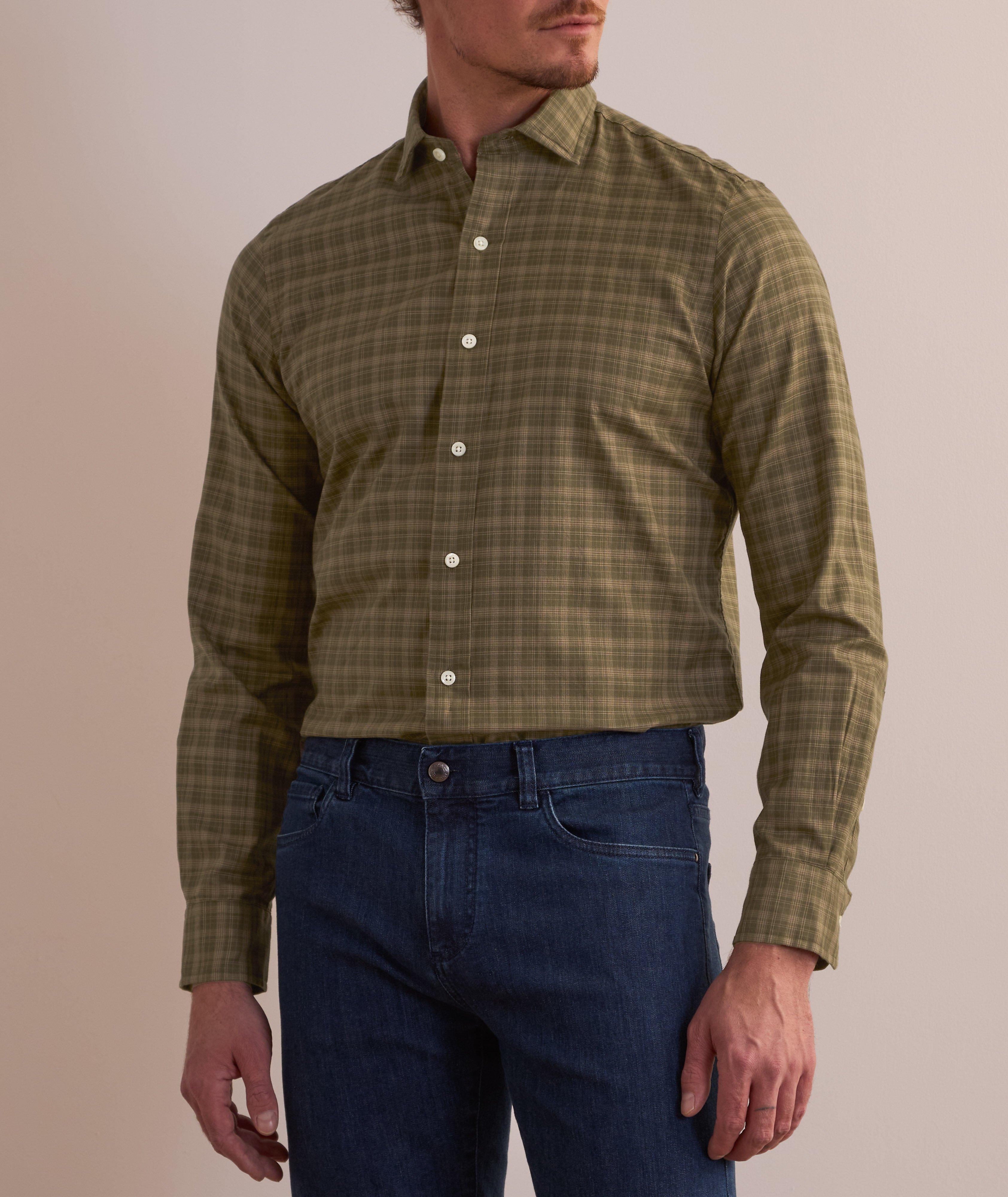 Checked Cotton Shirt  image 1