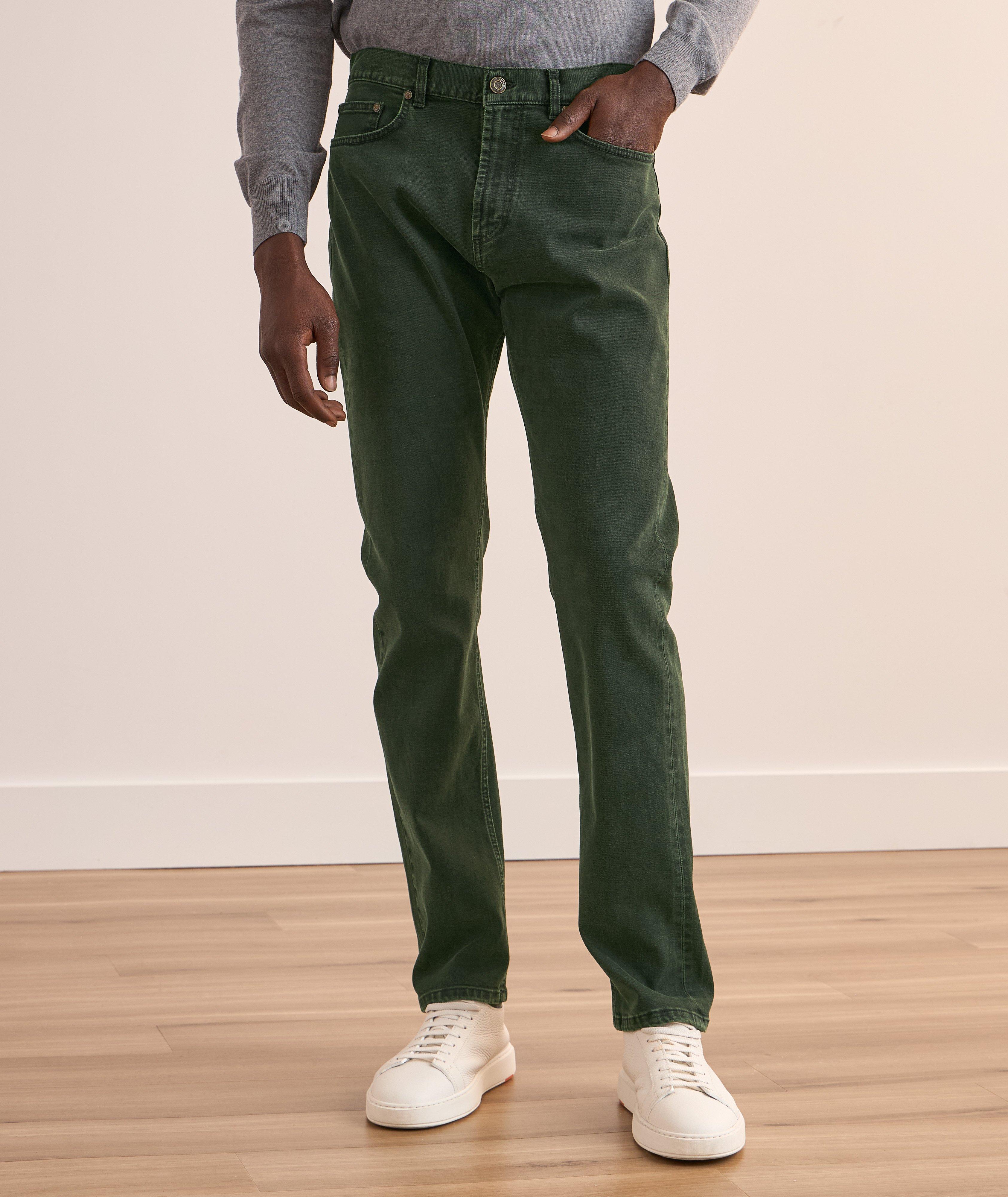 Stretch-Cotton Overdye Denim Jeans image 2