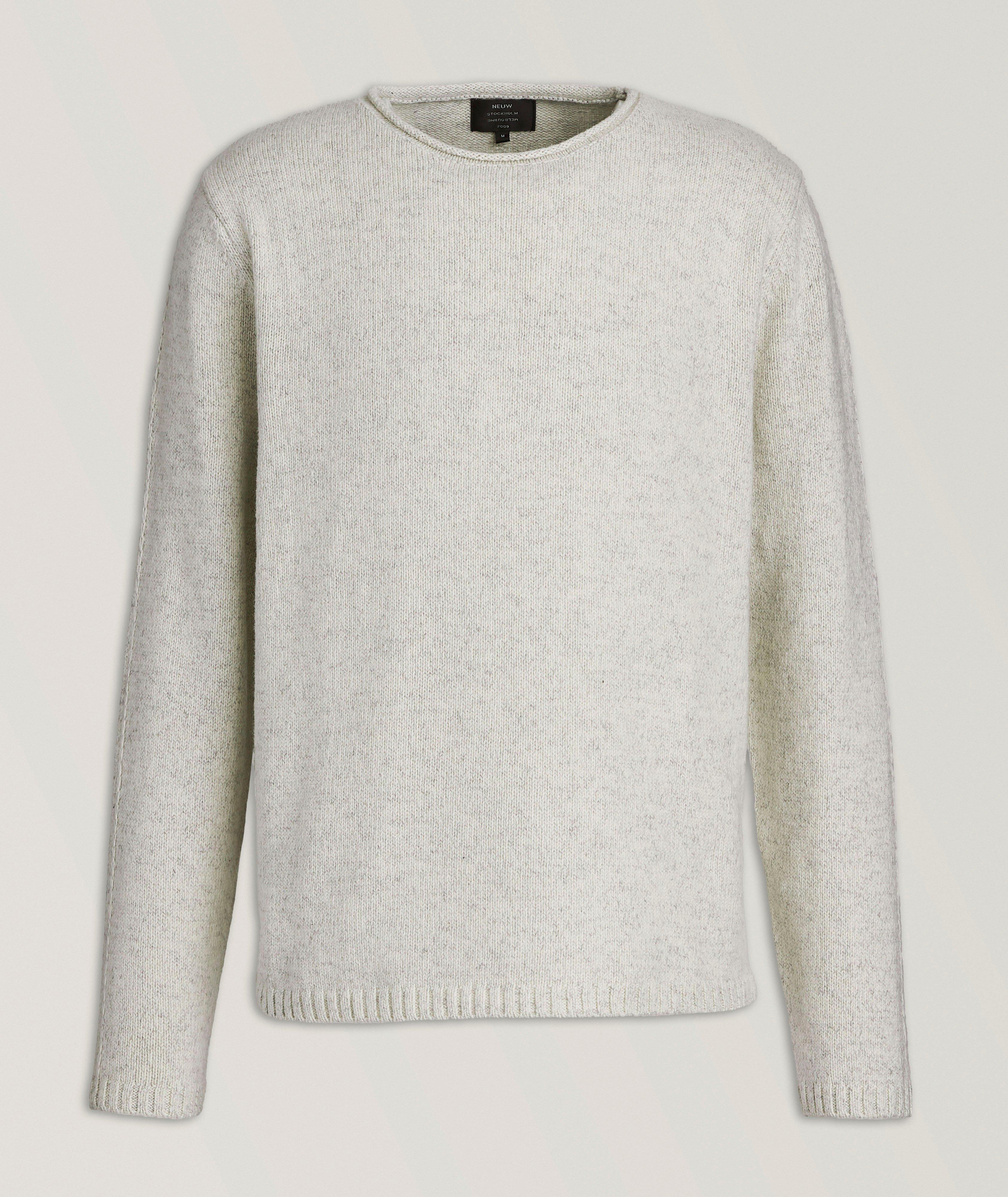 Chain Knit Cotton-Blend Sweater  image 0