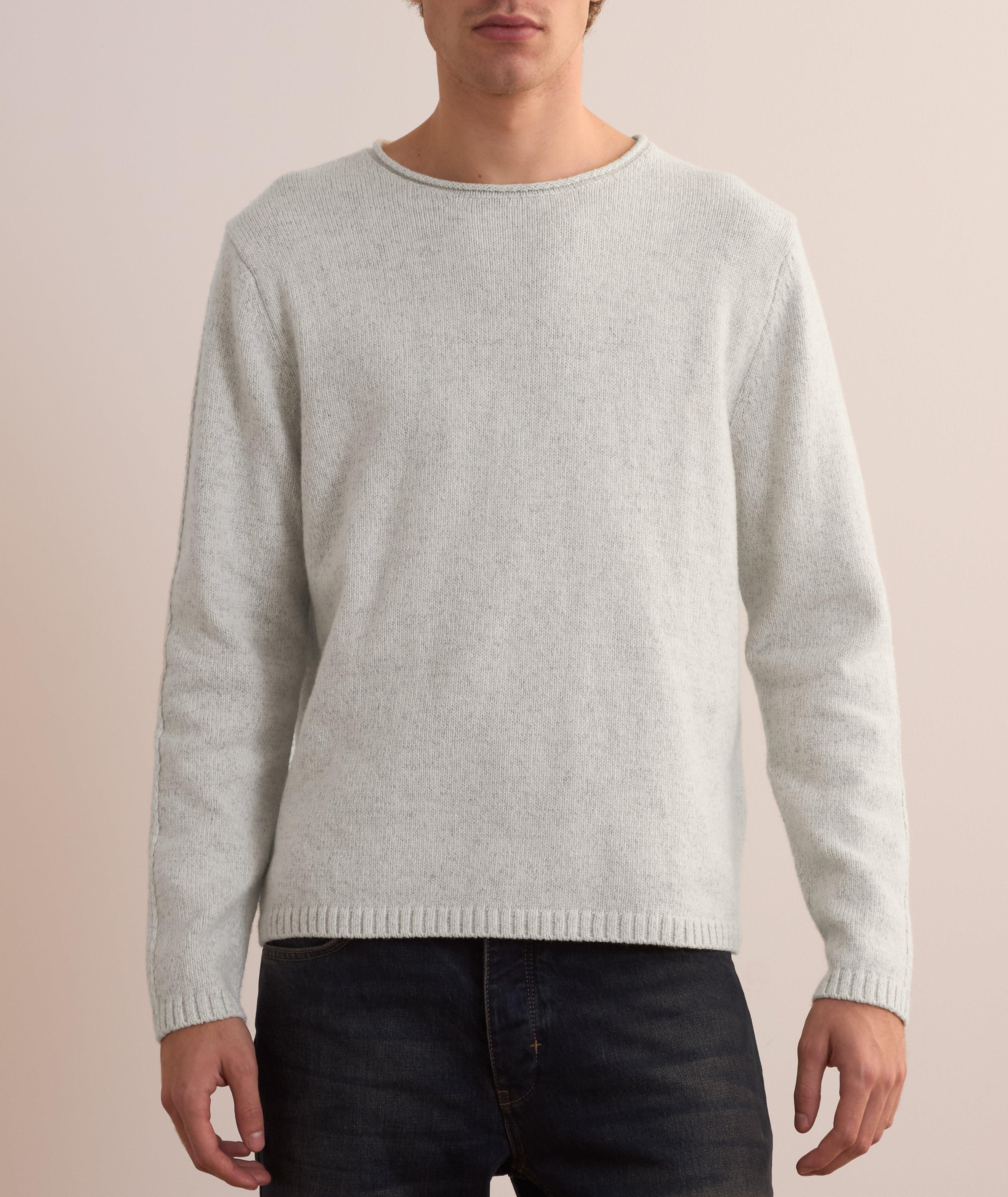 Chain Knit Cotton-Blend Sweater  image 1