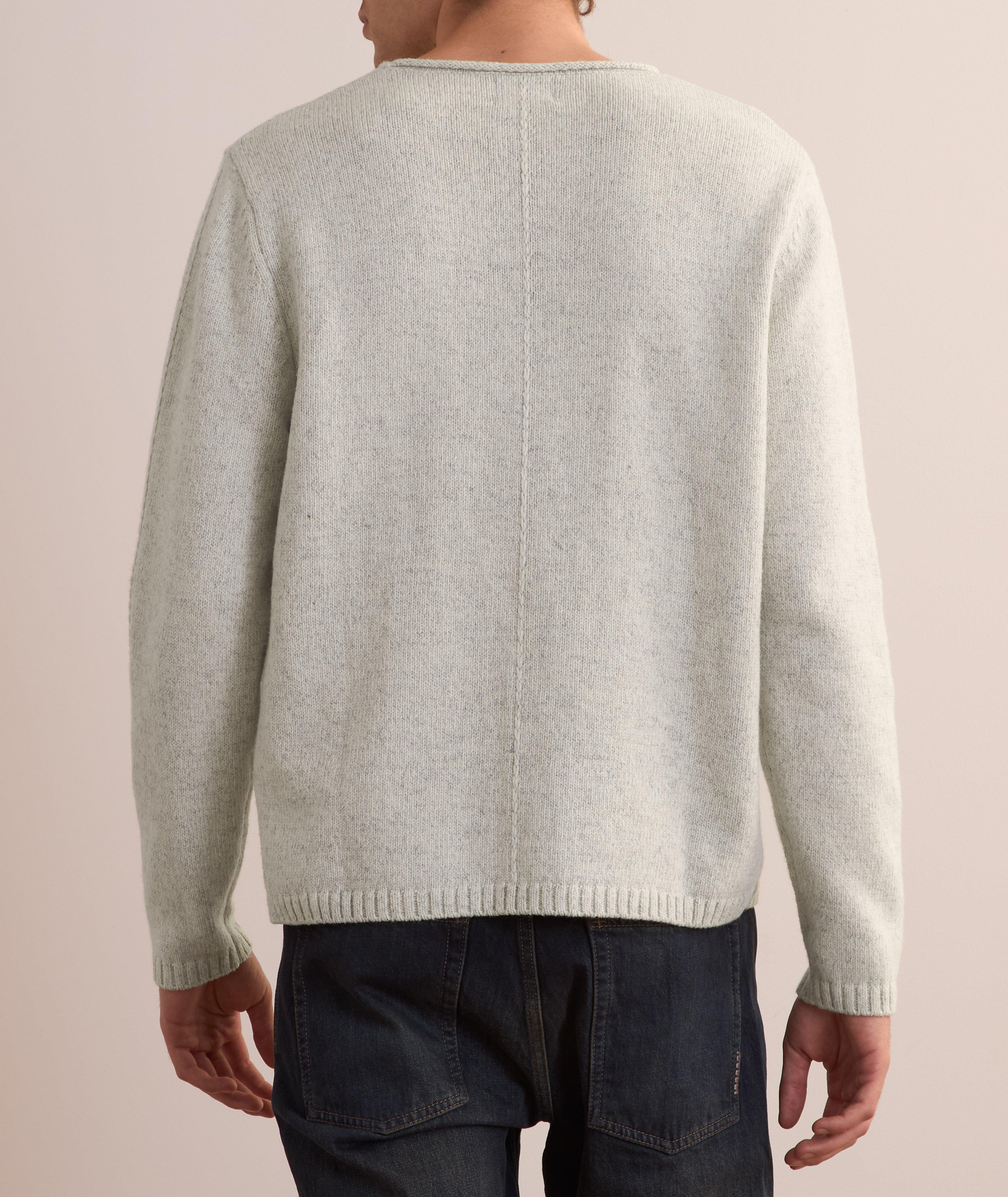 Chain Knit Cotton-Blend Sweater  image 2