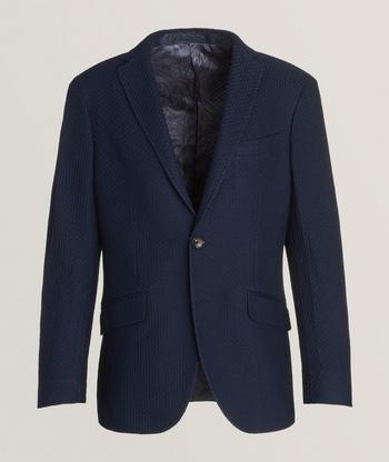 BOSS Super 120s Virgin Wool Serge Tuxedo Jacket | Sport