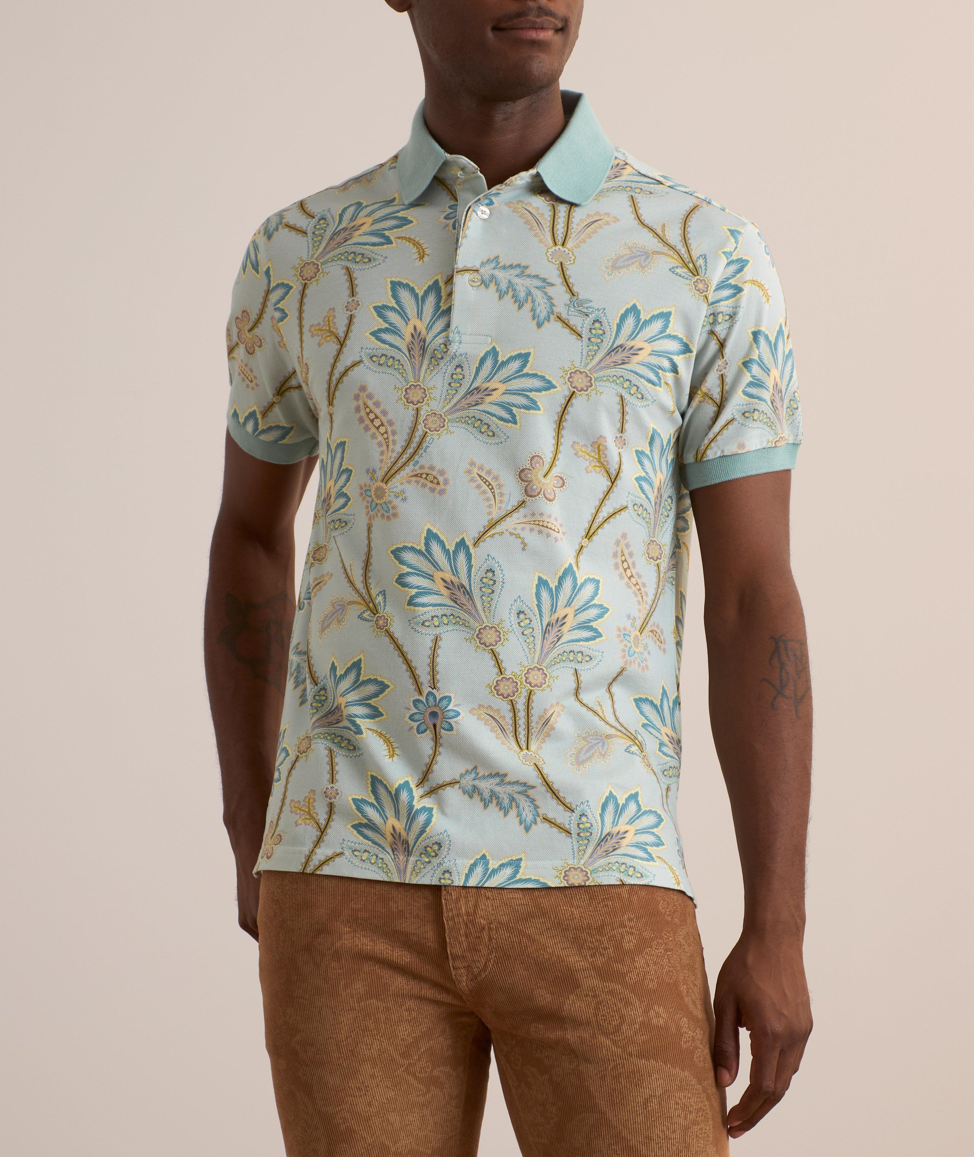 Polo en coton à motif paisley image 1