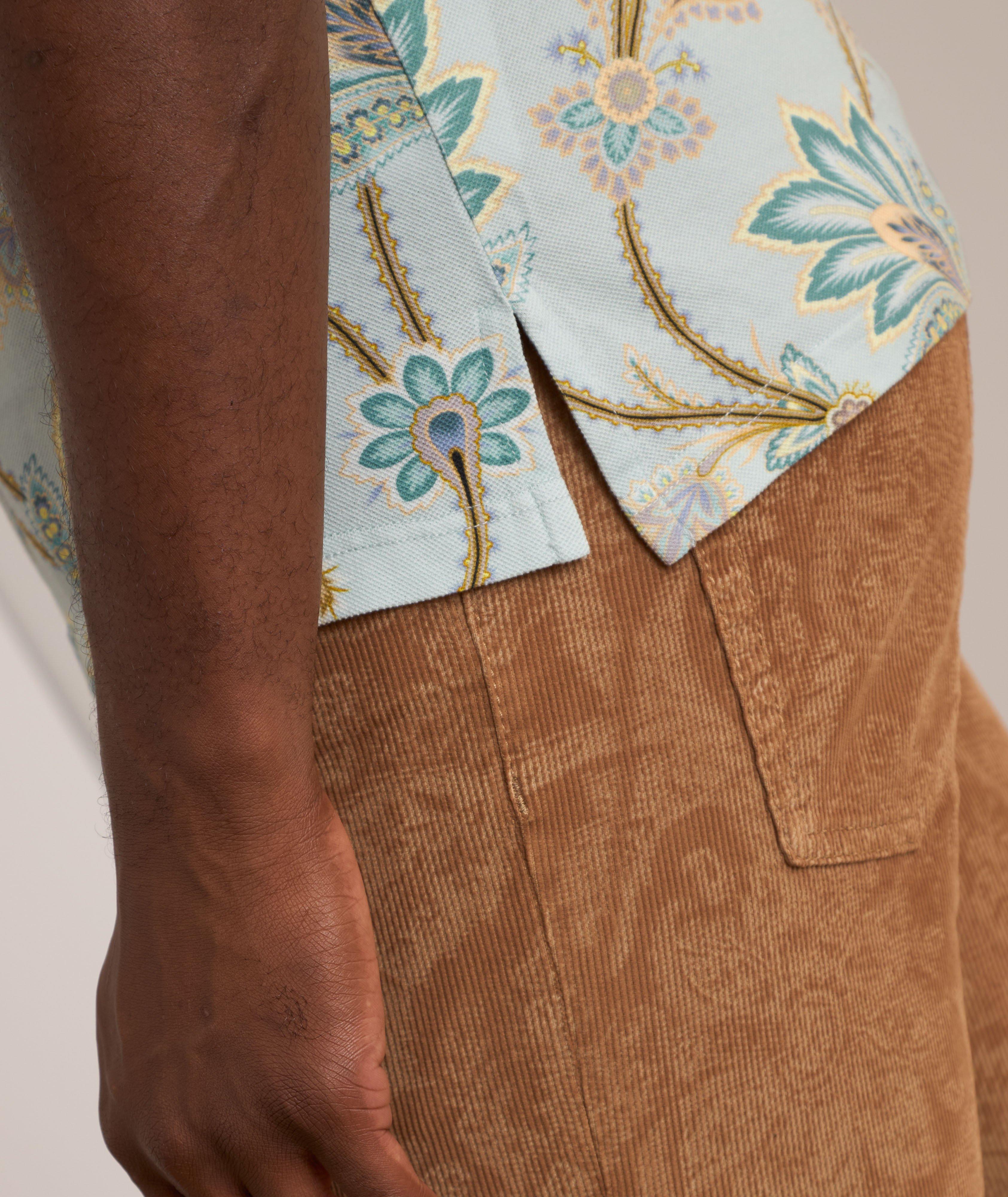 Polo en coton à motif paisley image 3