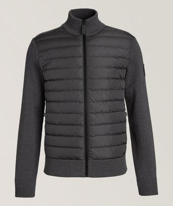 Moncler Tricot Hybrid Zip Cardigan | Sweaters & Knits Moncler Tricot Hybrid Zip Cardigan | Sweaters & Knits