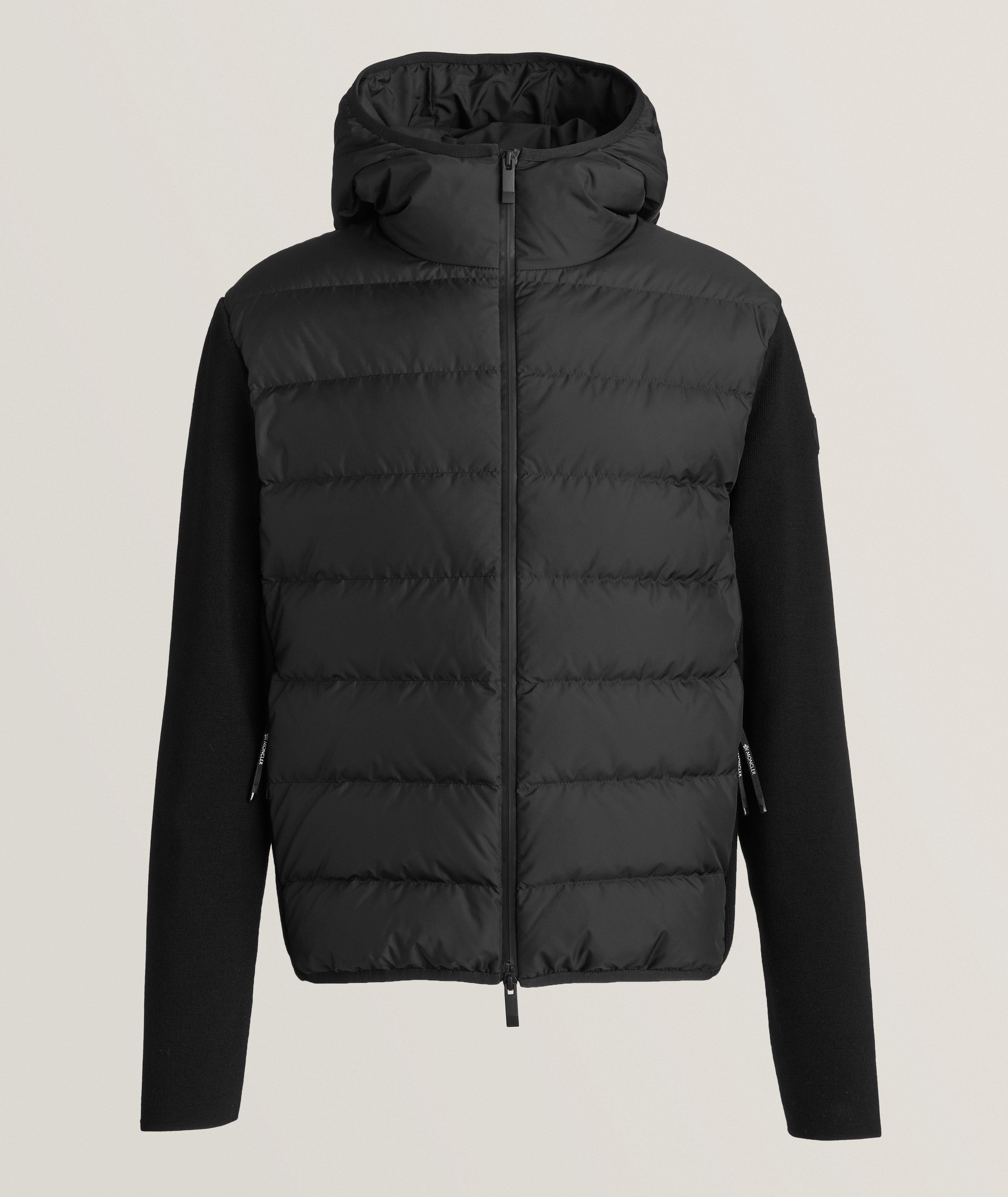 Moncler Blouson-Pull À Capuchon En Noir , Taille Homme Moyen