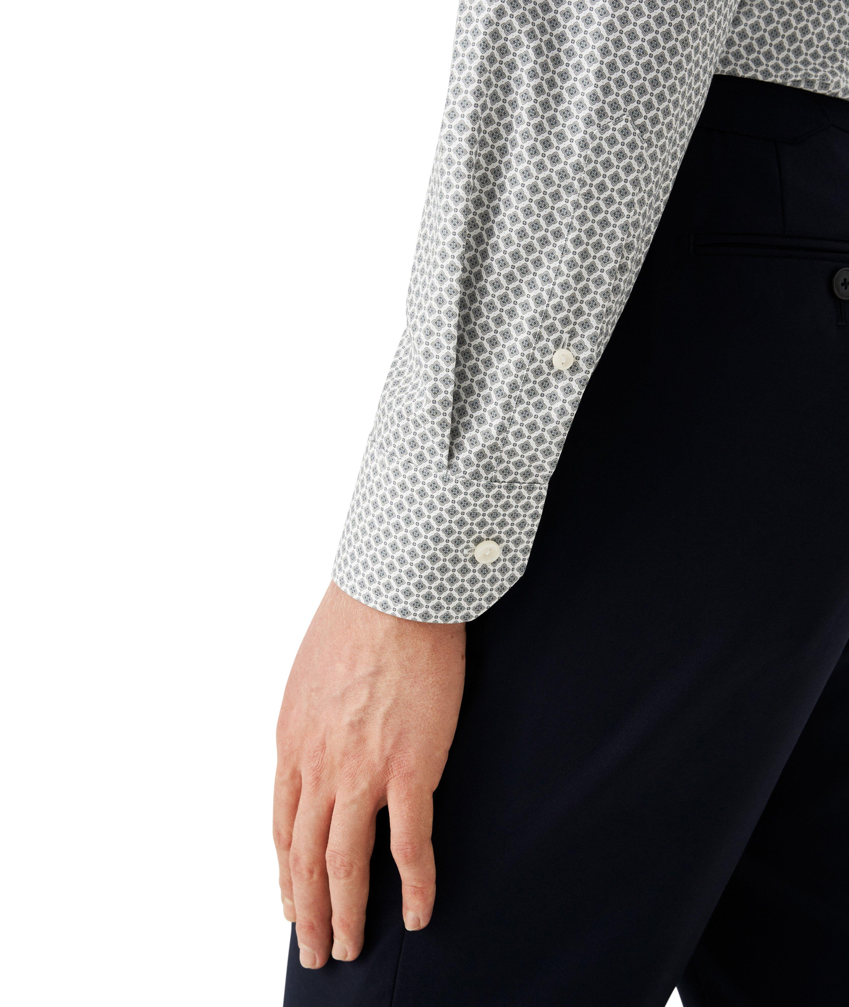 Slim-Fit Medallion Cotton Tencel Lyocell Shirt image 4