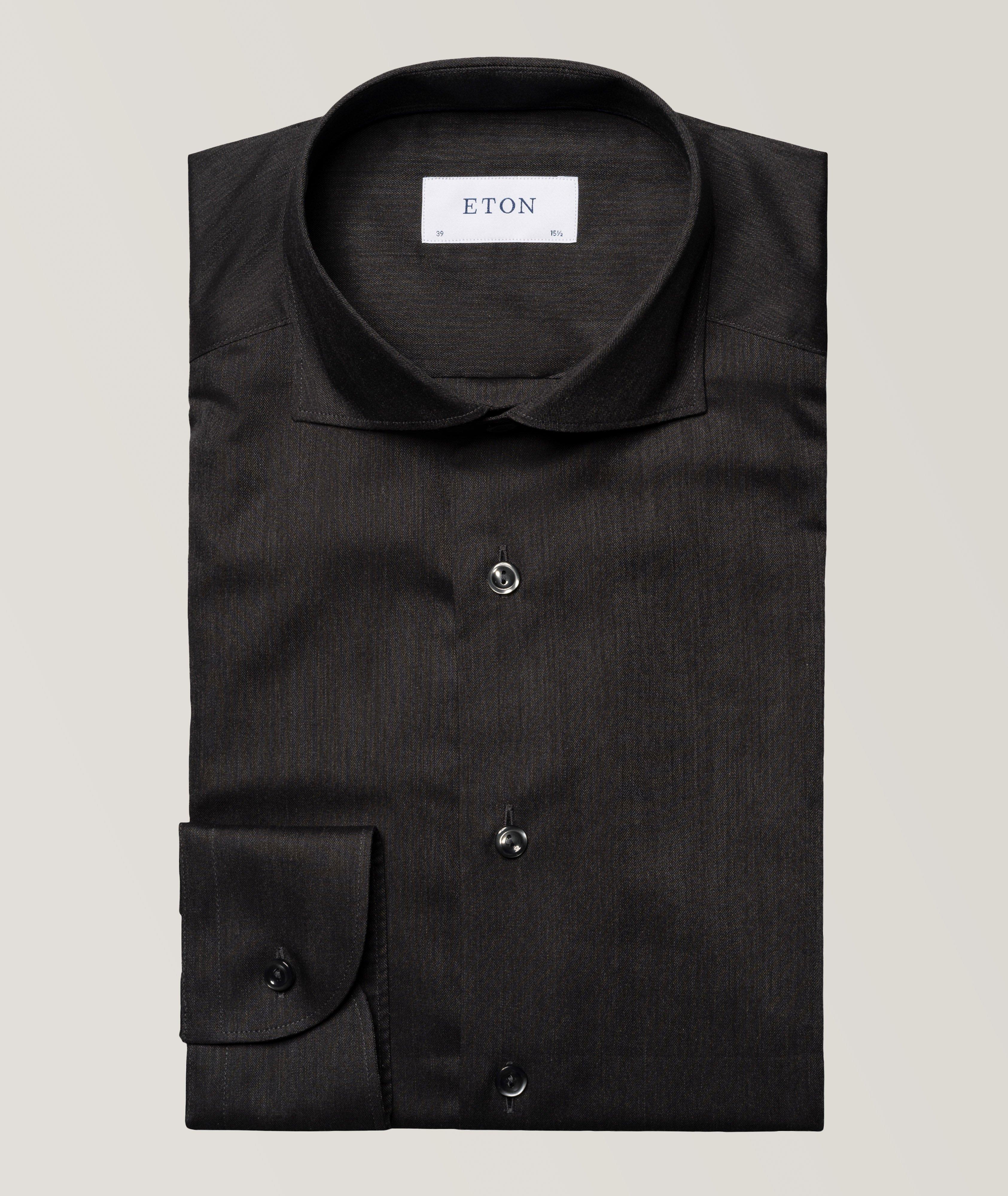 Contemporary-Fit Herringbone Flannel Shirt image 0