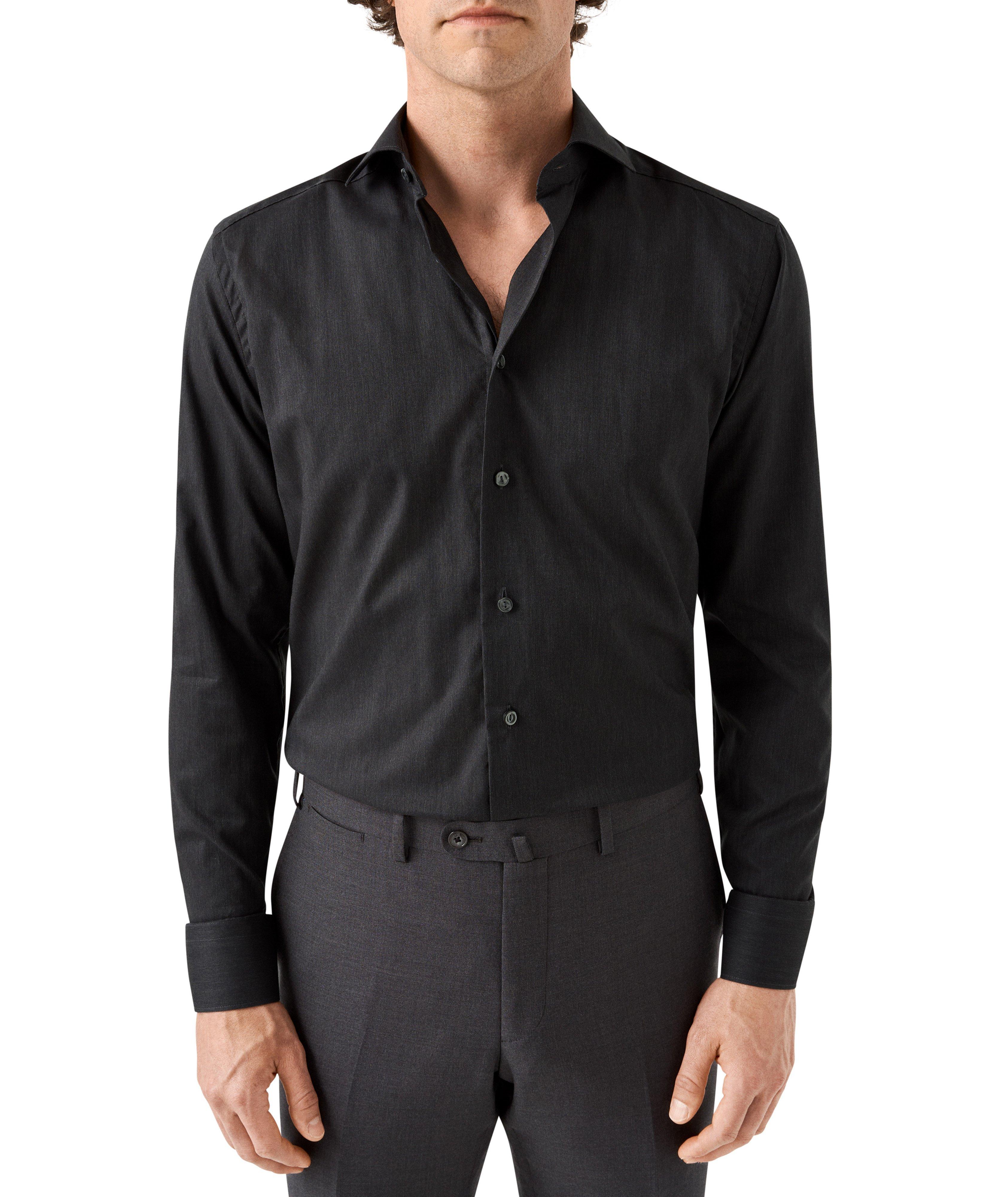 Contemporary-Fit Herringbone Flannel Shirt image 1