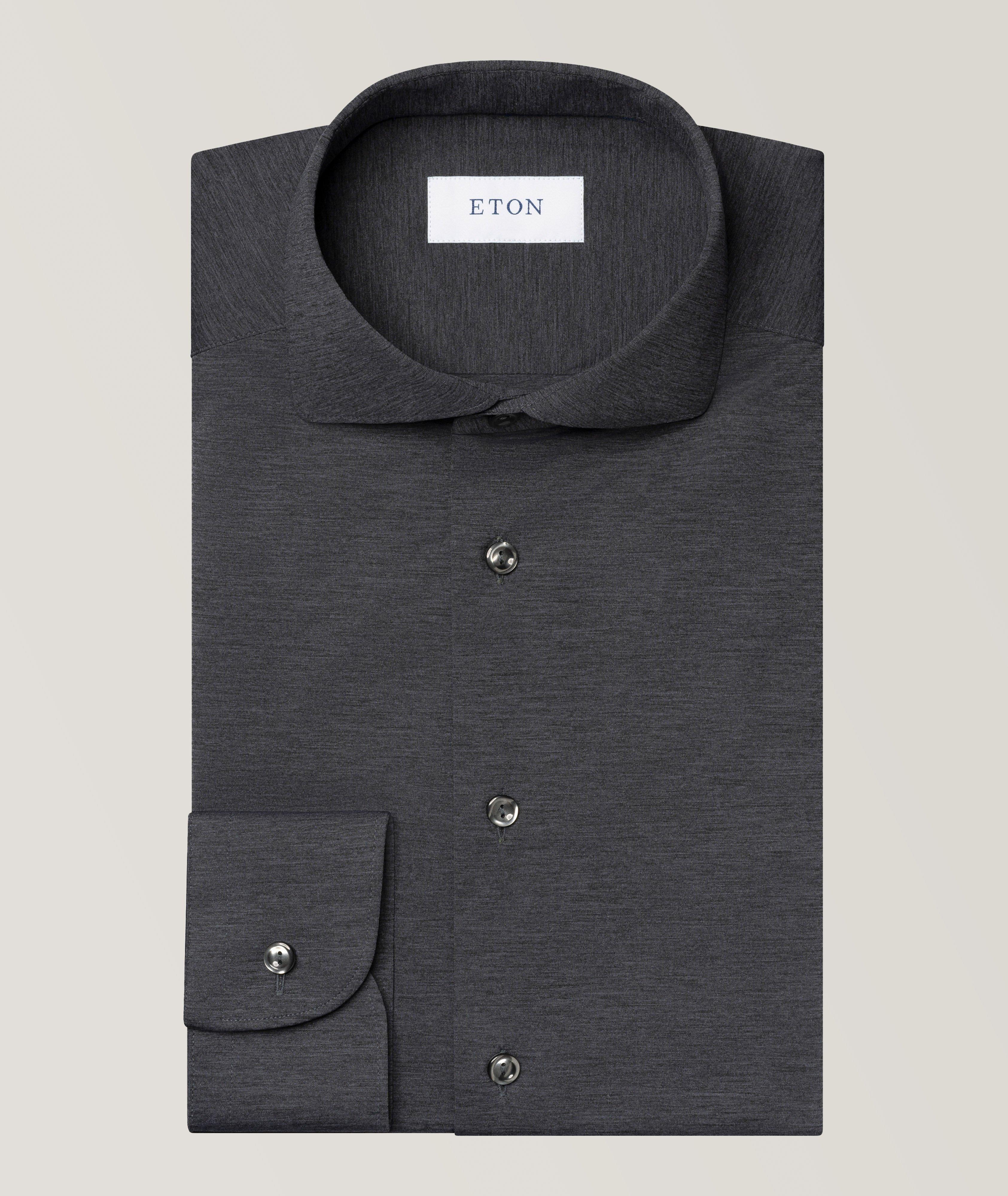 Chemise extensible chinée de coupe amincie image 0