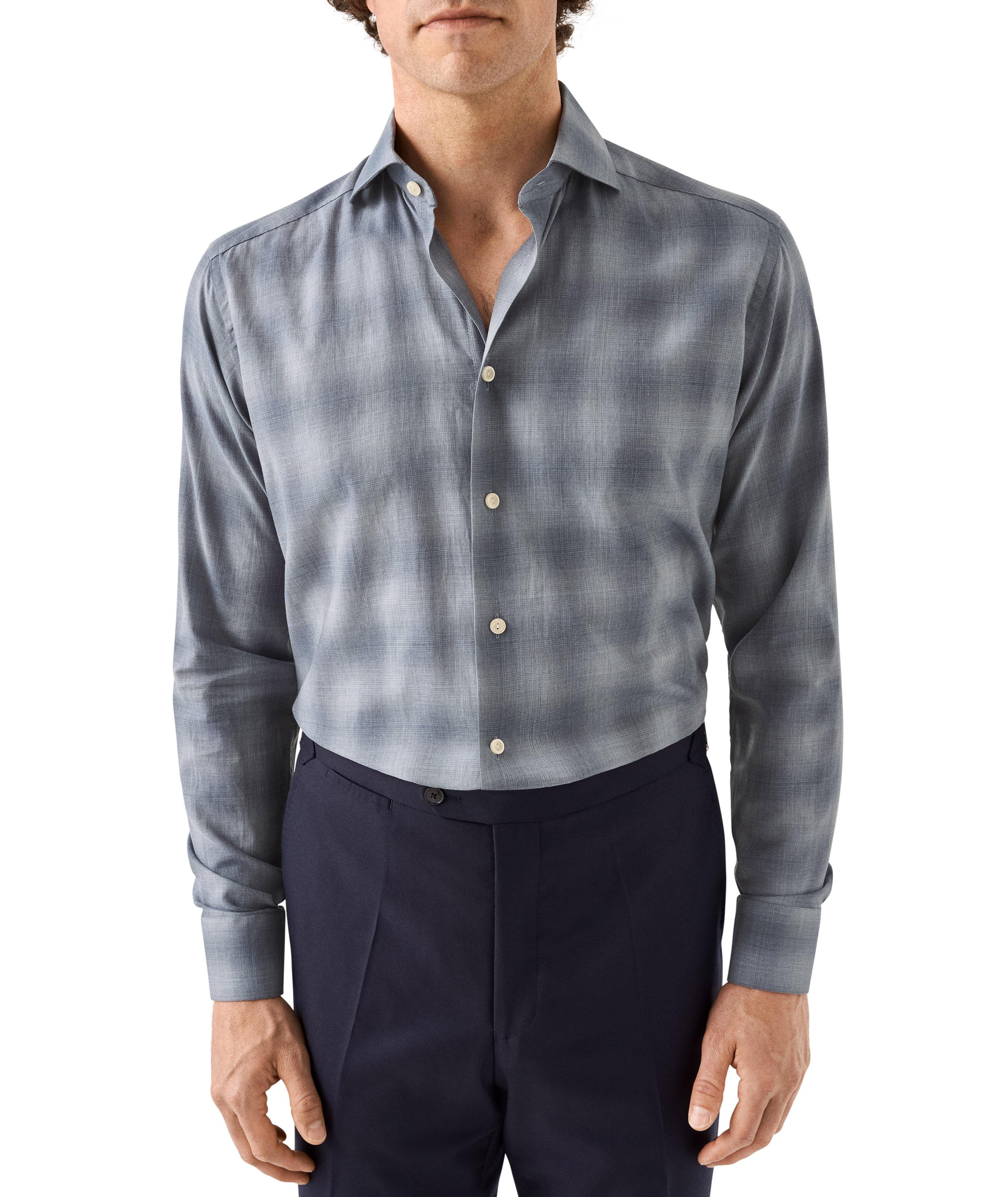Chemise à motif quadrillé résistante au froissement image 1