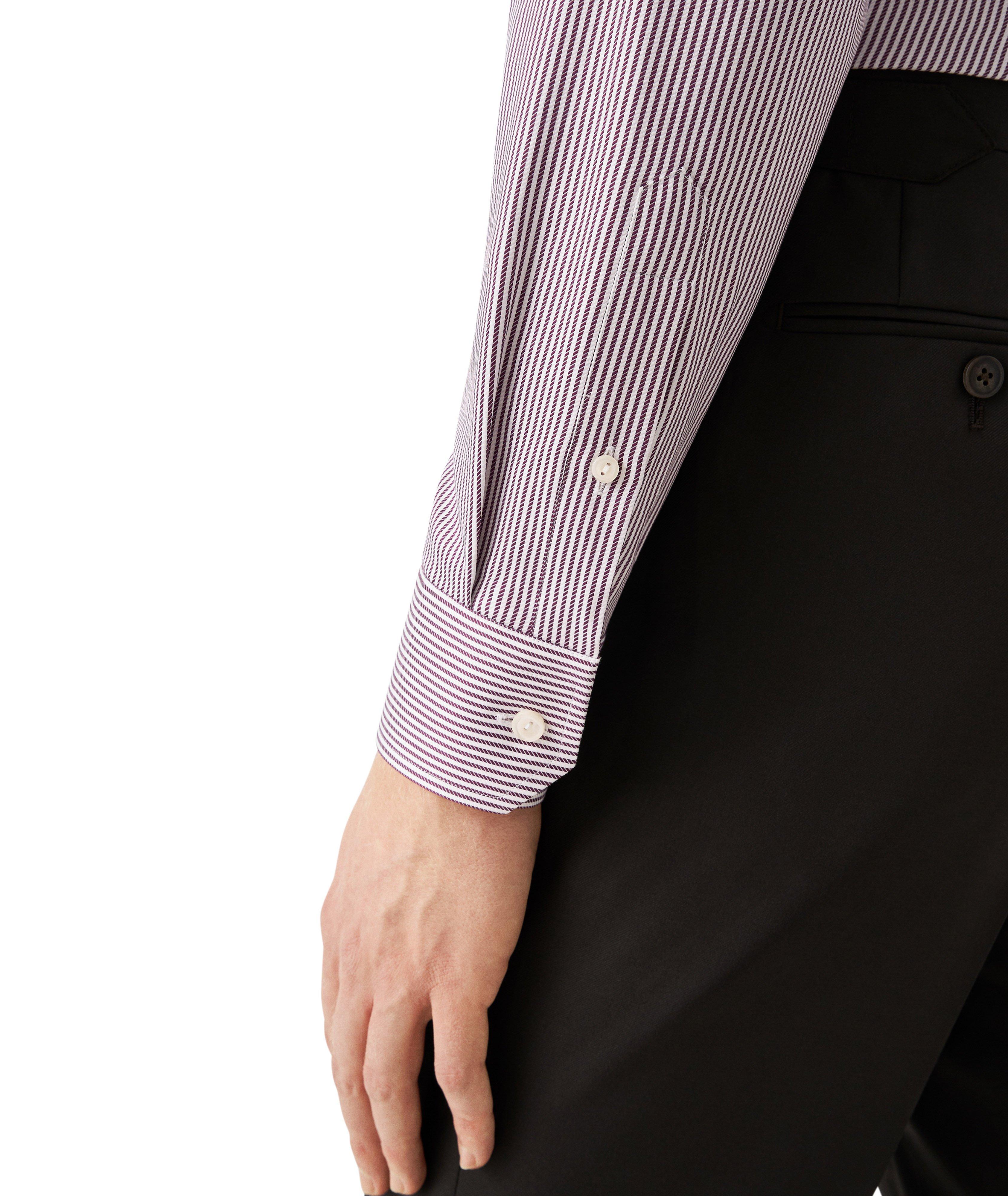 Slim-Fit Striped Signature Cotton Twill Shirt image 4