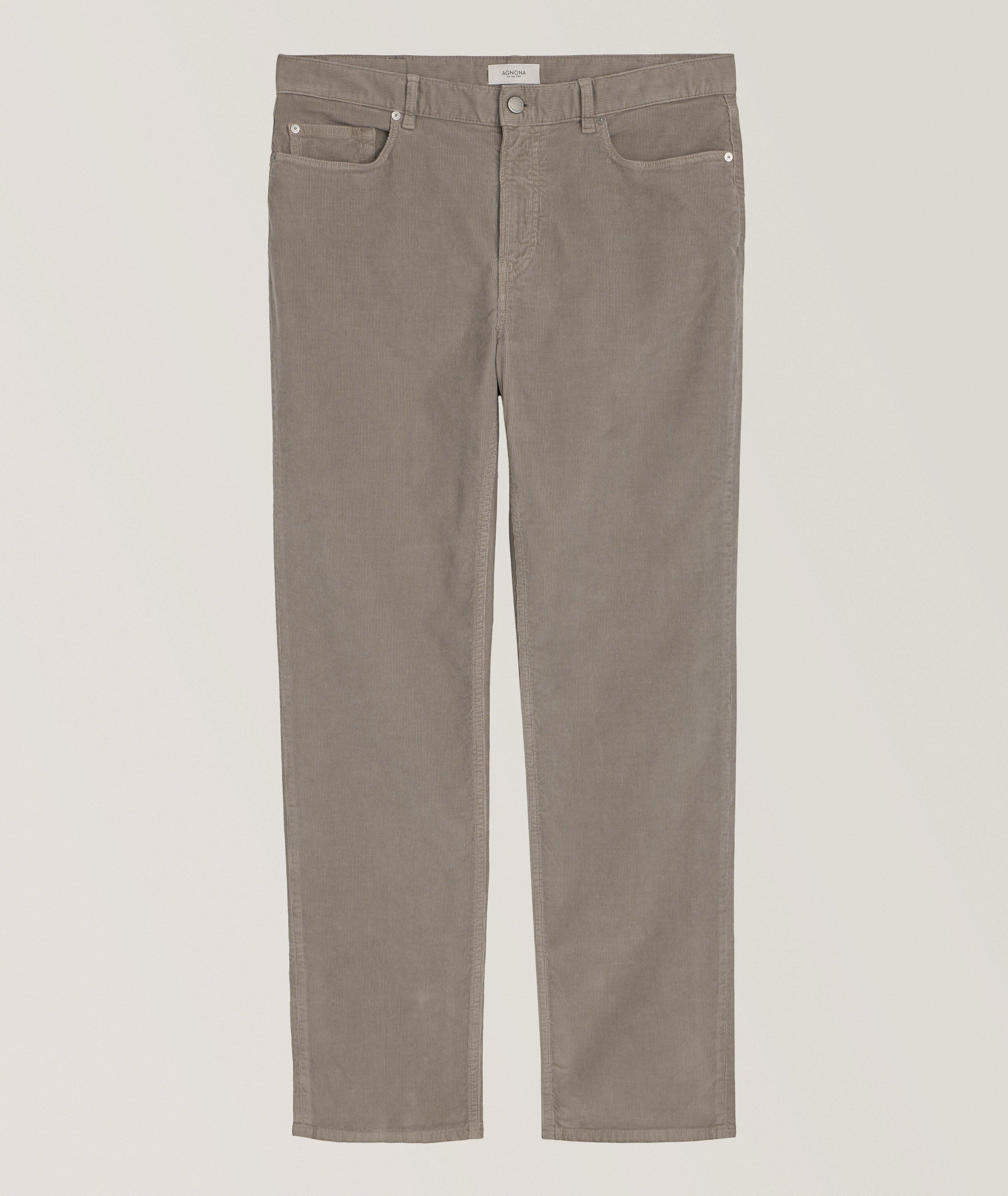 Corduroy Stretch-Cotton Pants