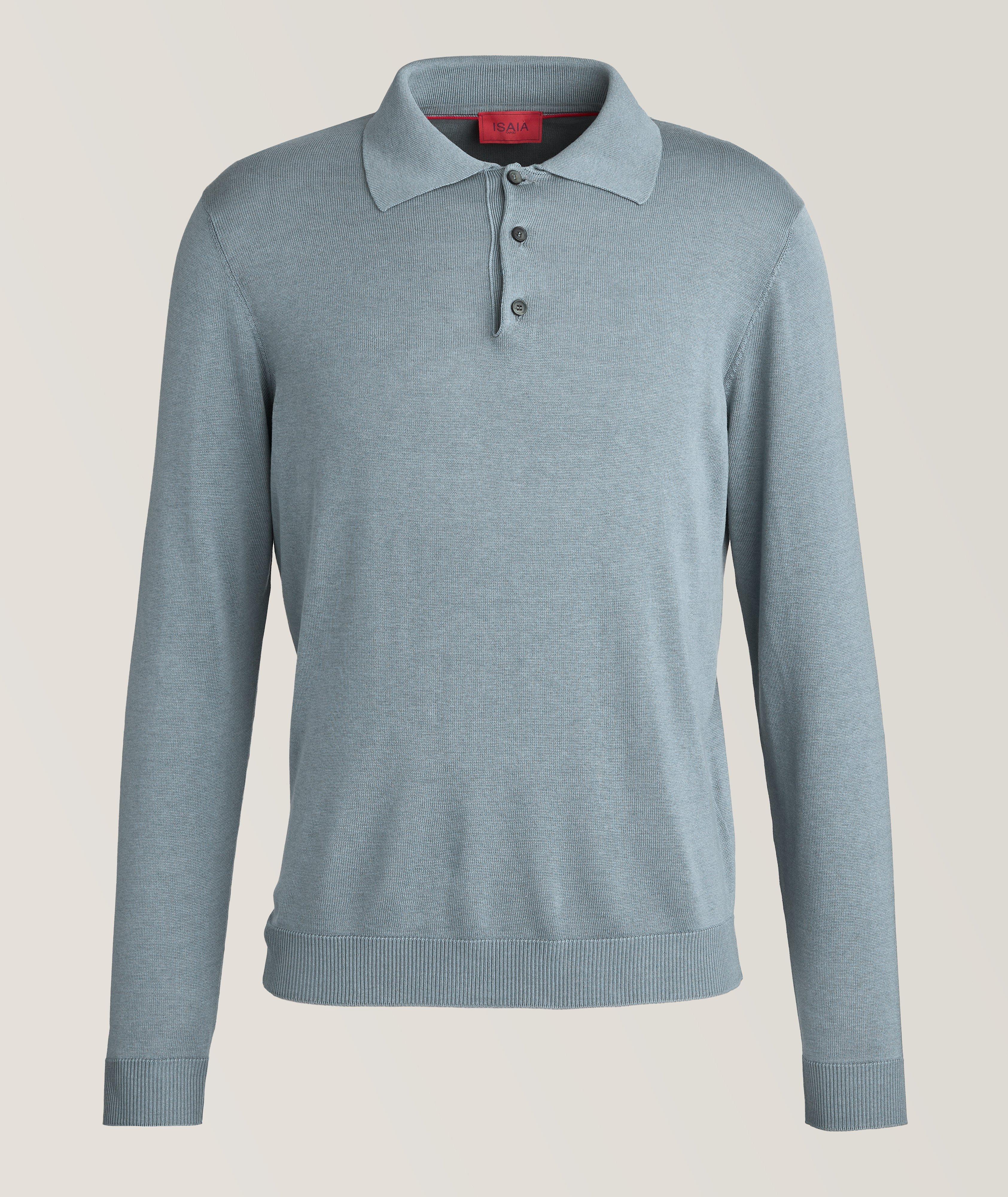 Pure Silk Jersey Polo