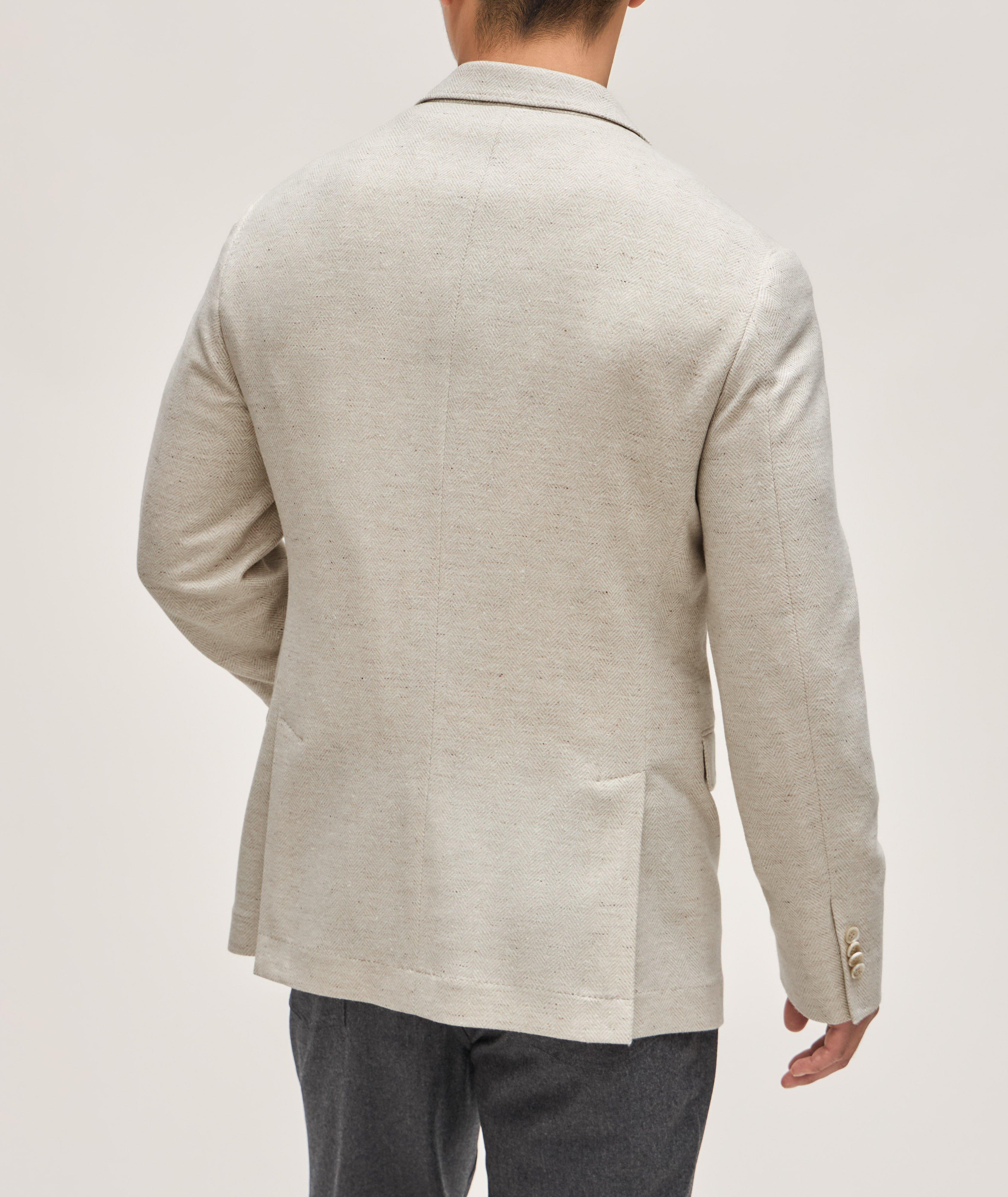 Herringbone Stretch-Wool Blend Sport Jacket  image 2