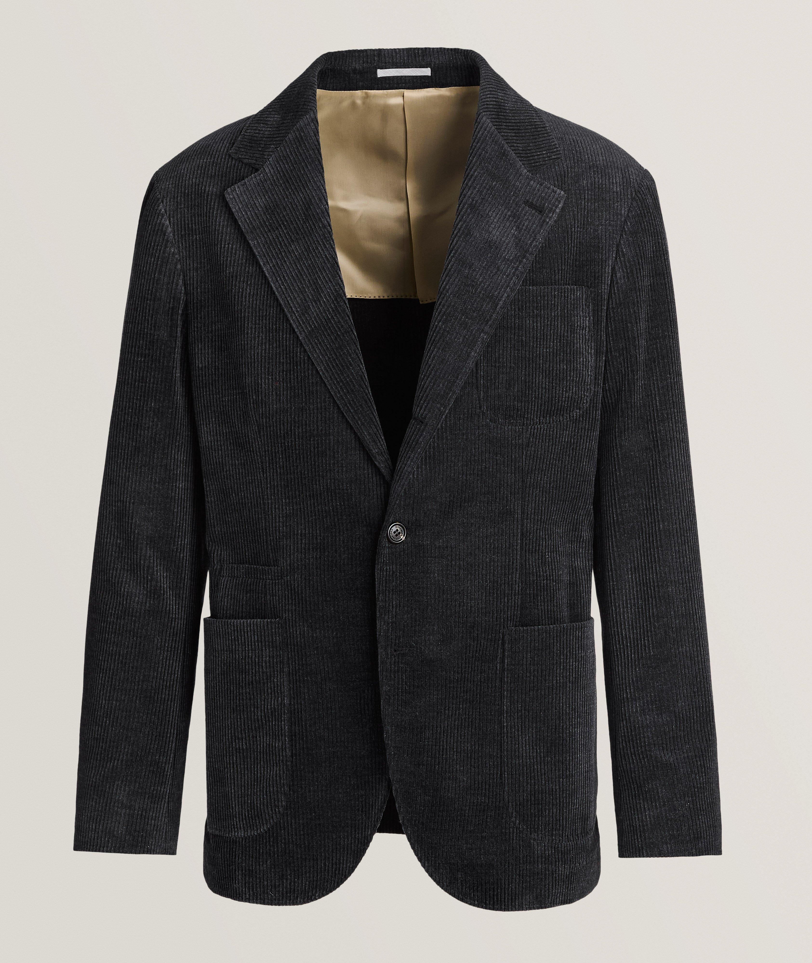 Corduroy Cotton-Cashmere Sport Jacket