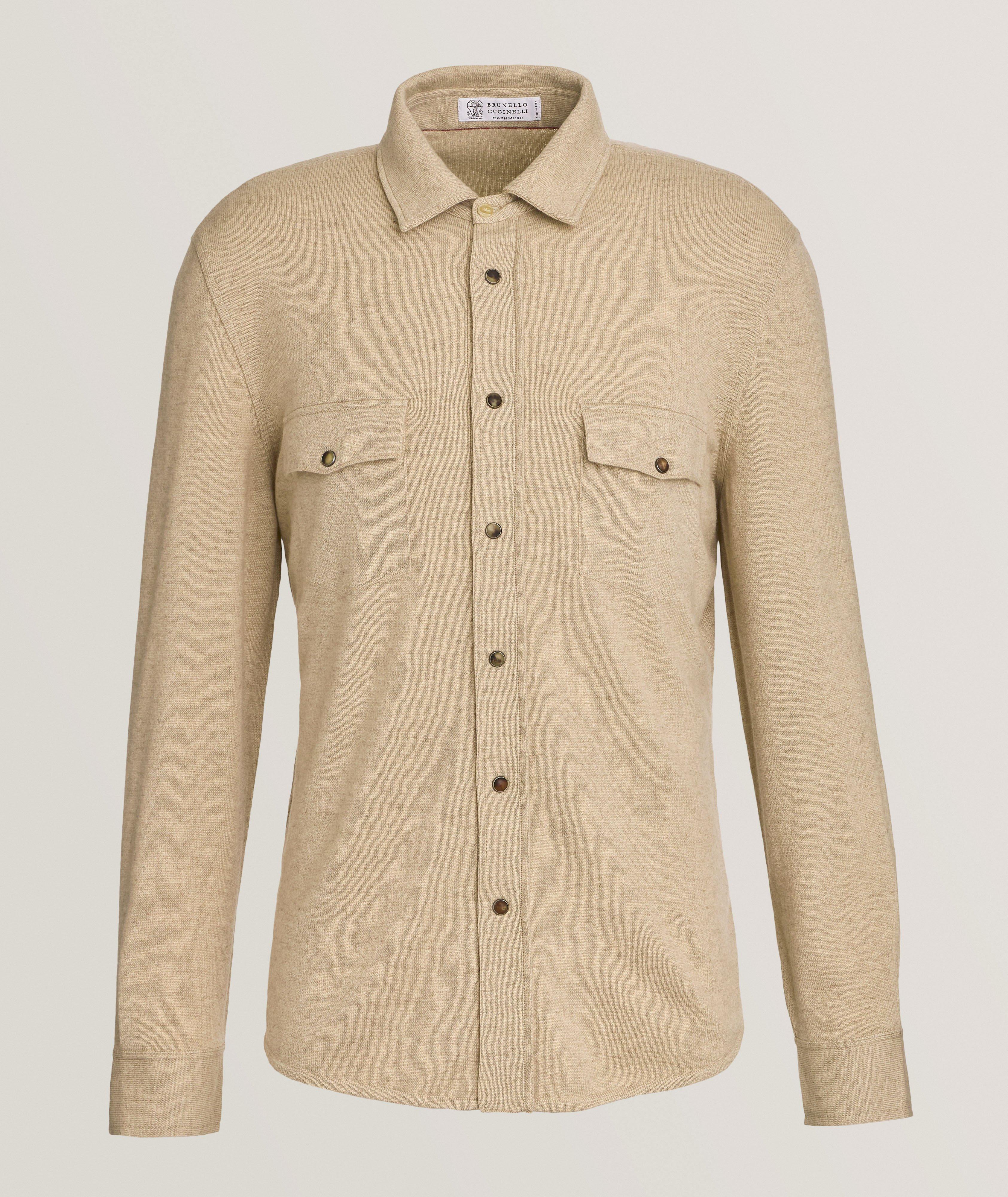 Virgin Wool, Cashmere & Silk Western Overshirt image 0