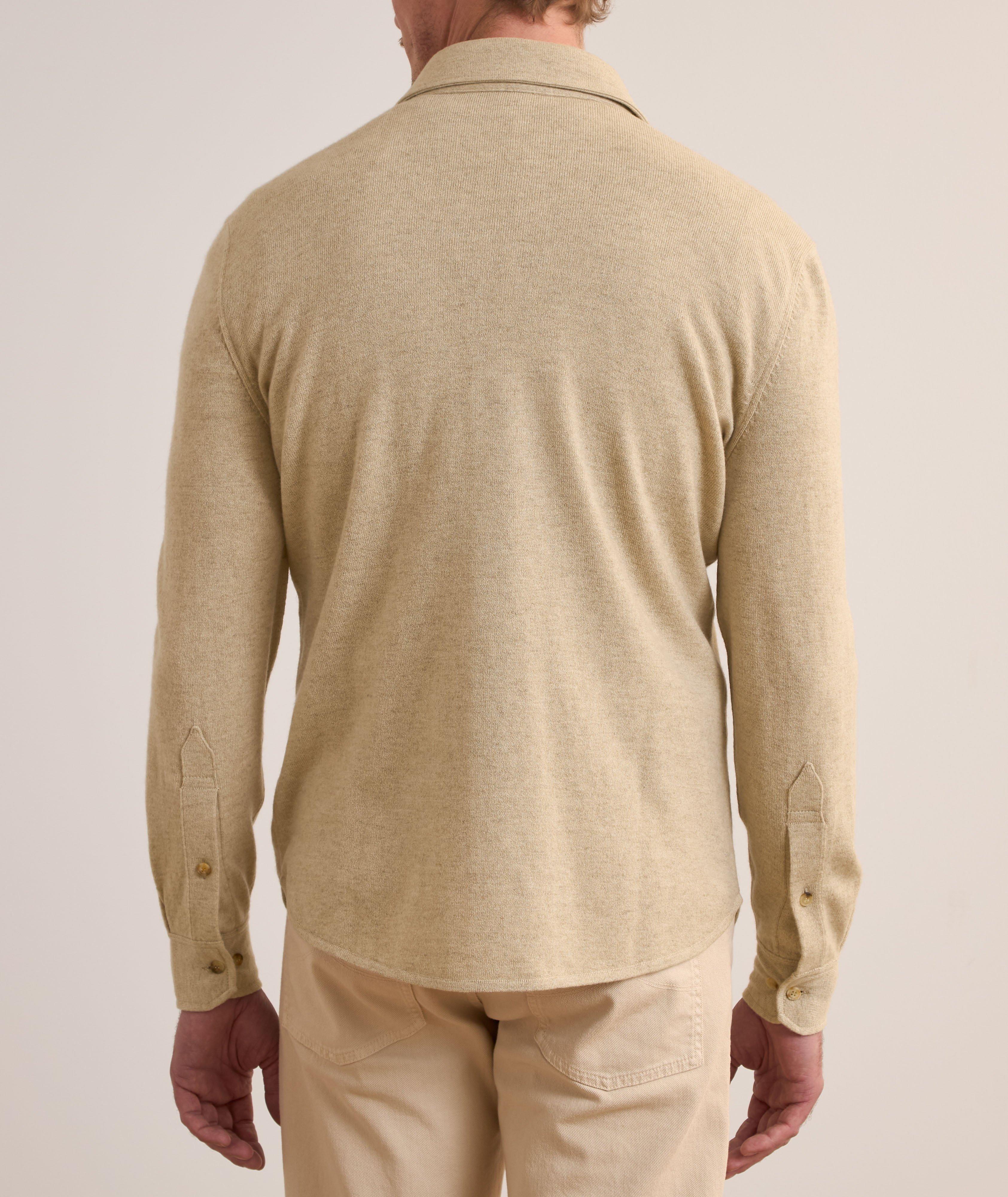 Virgin Wool, Cashmere & Silk Western Overshirt image 2
