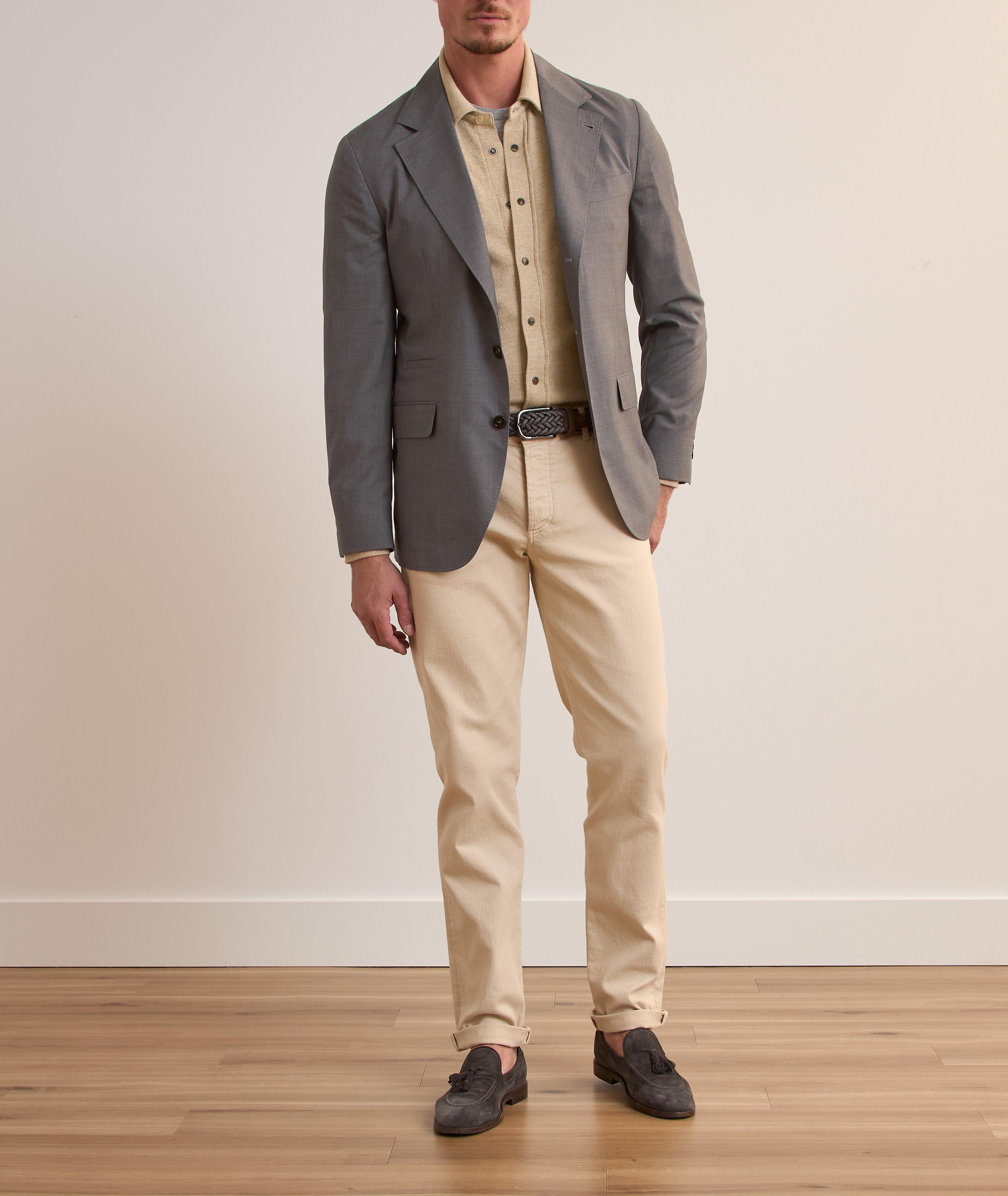 Virgin Wool, Cashmere & Silk Western Overshirt image 5