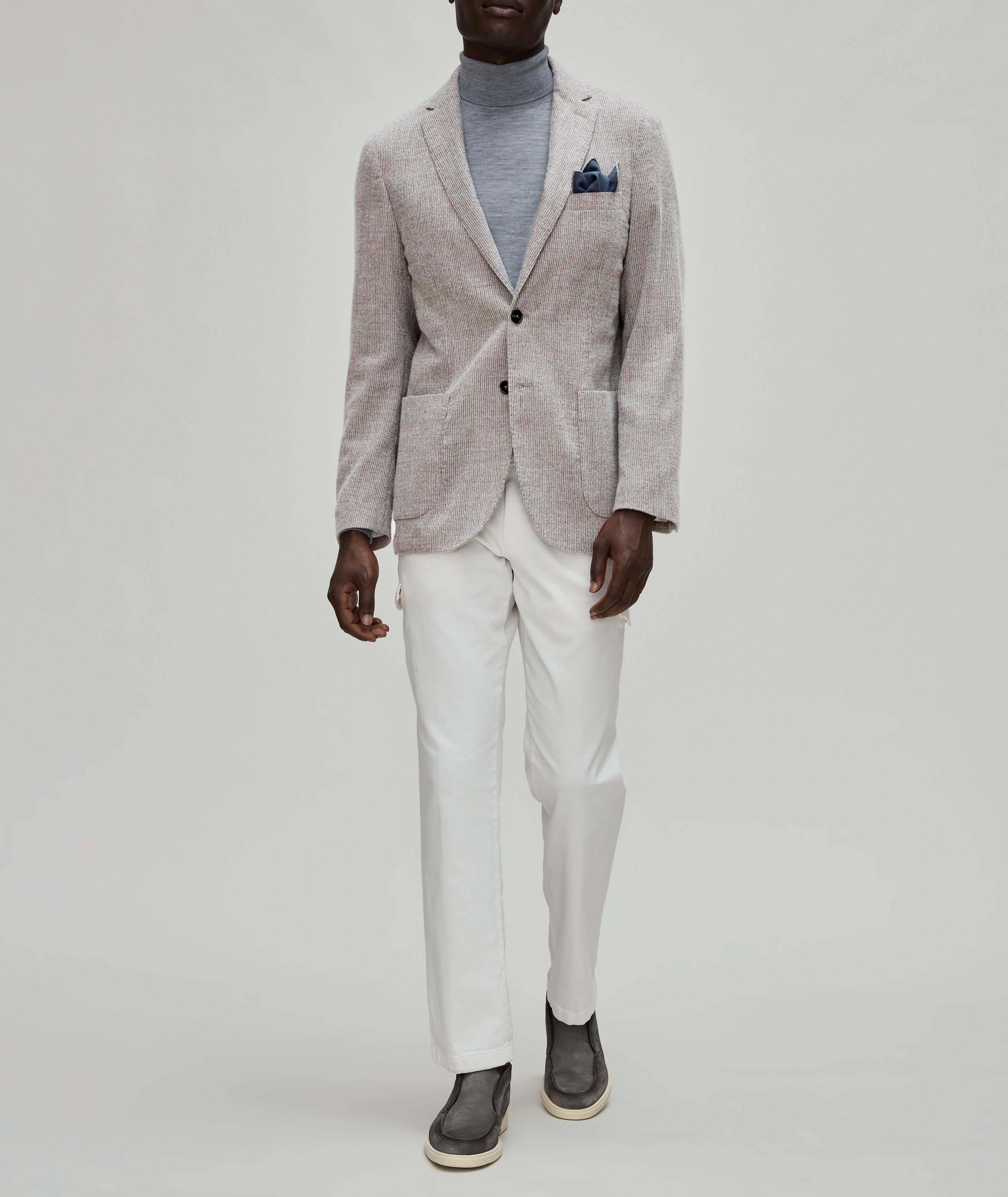 Mélange Stretch-Wool Blend Sport Jacket  image 4