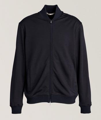 Brunello Cucinelli Wool-Cashmere Full-Zip Sweater | Sweaters