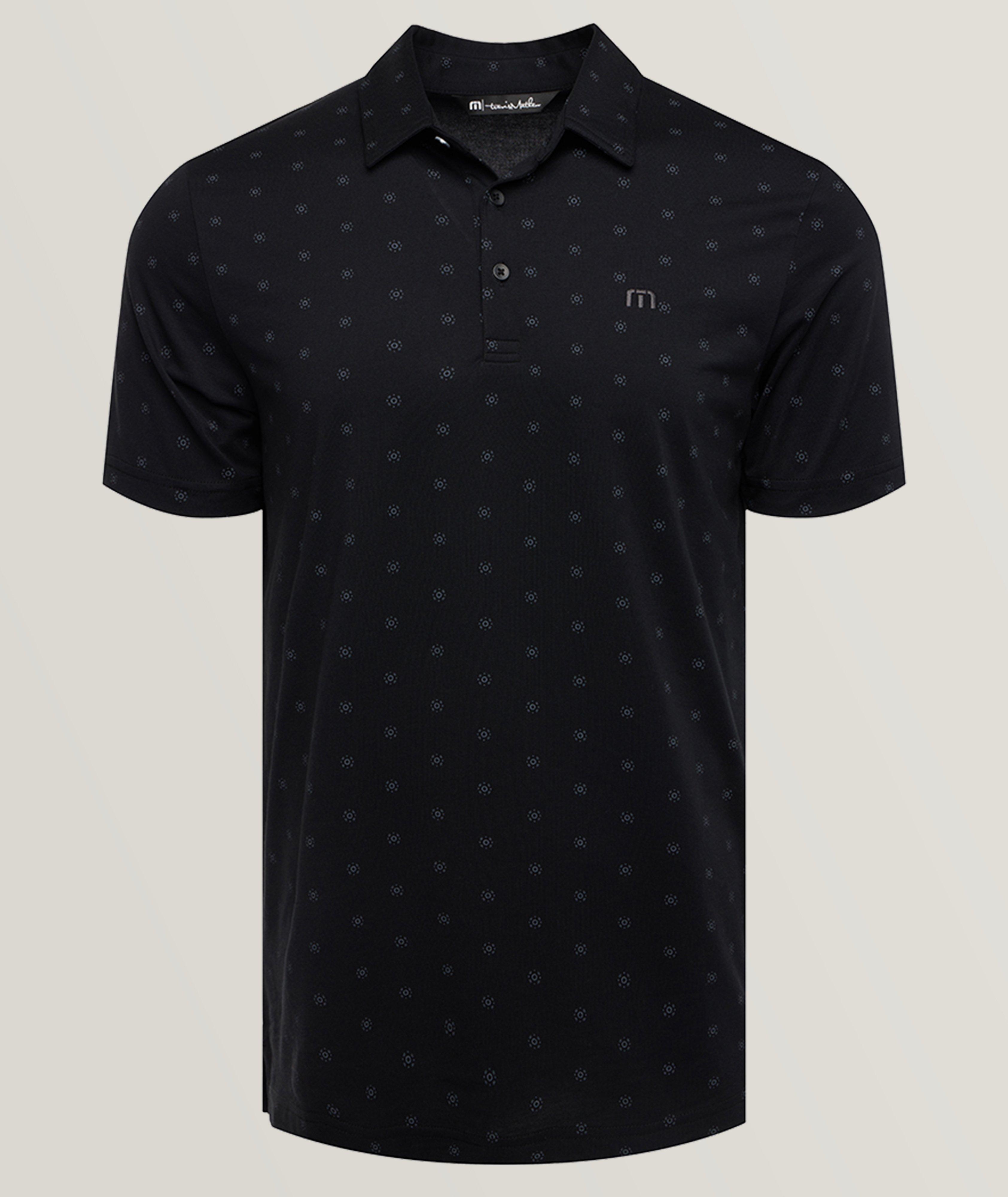 TravisMathew Polo À Motif, Collection Écoresponsable En Noir , Taille Homme TG