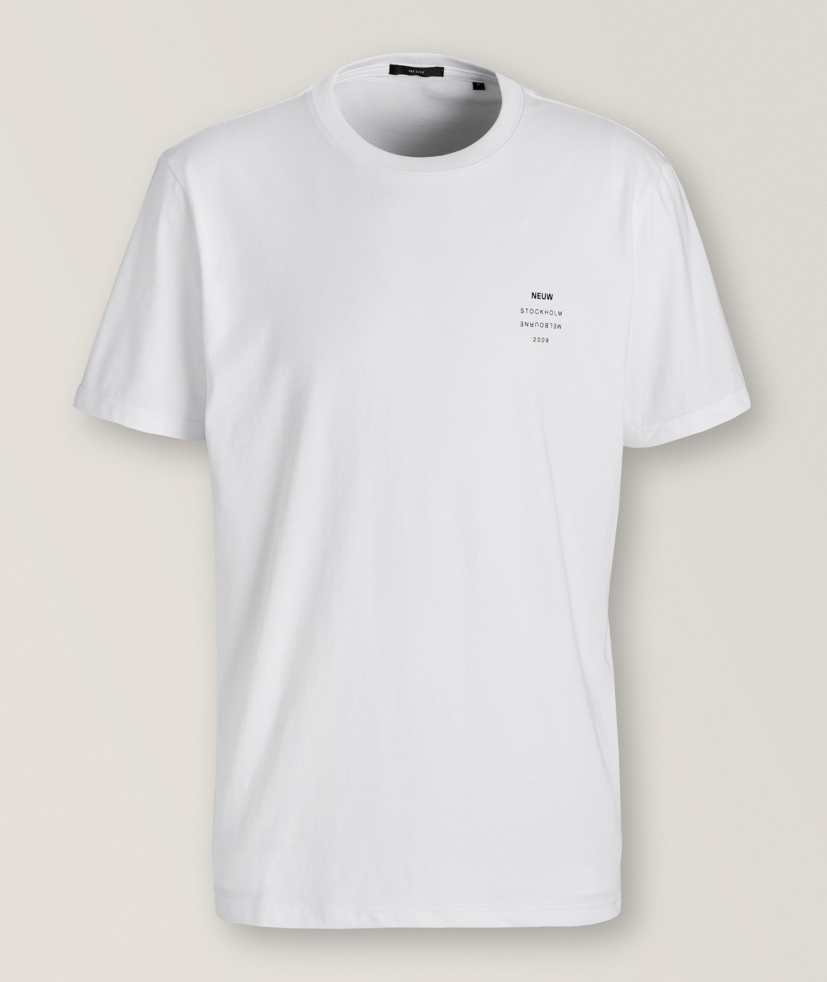 NEUW T-Shirt En Coton Biologique En Blanc , Taille Homme Moyen