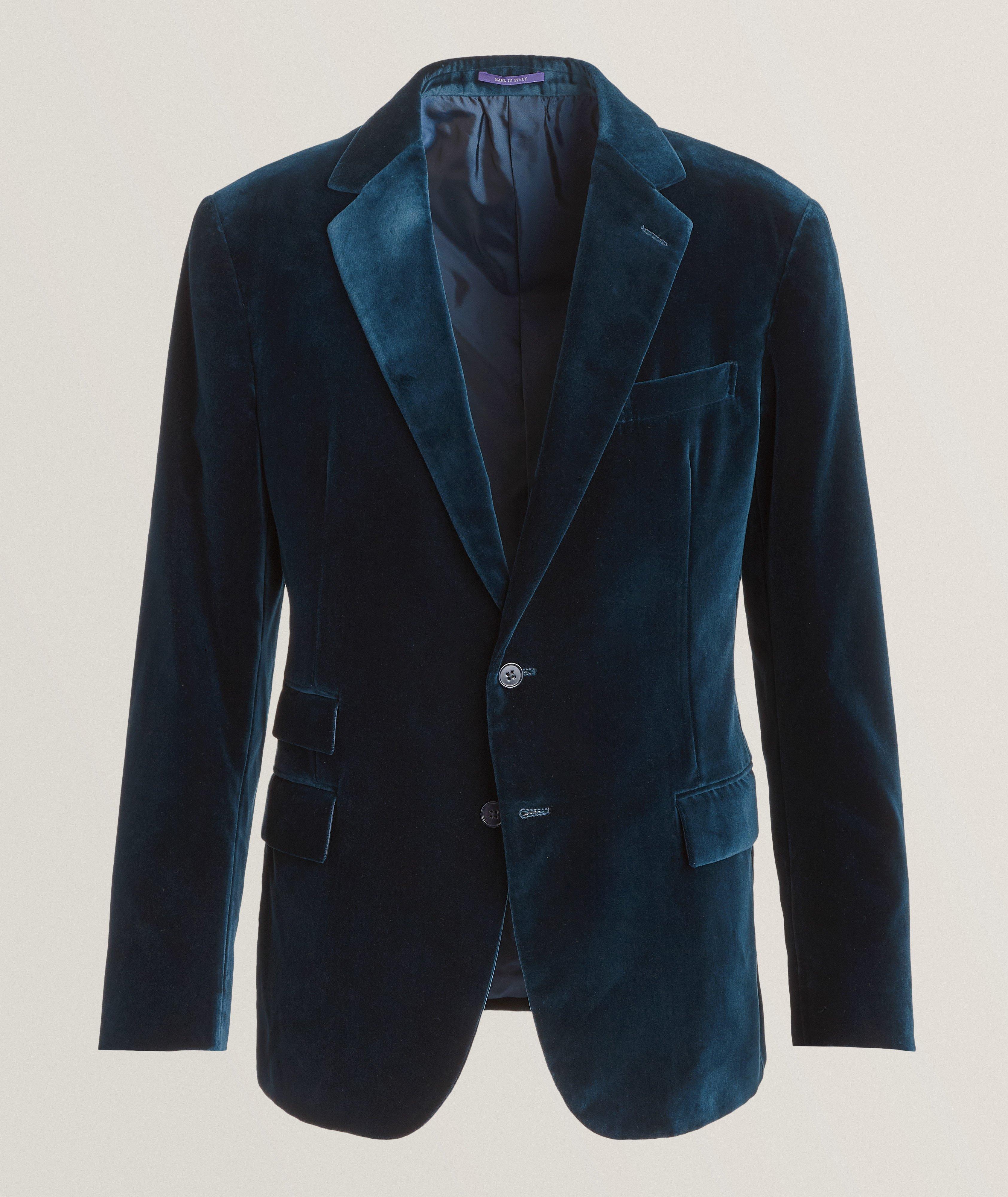 Ralph Lauren Purple Label Veston En Velours En Bleu , Taille Homme 42