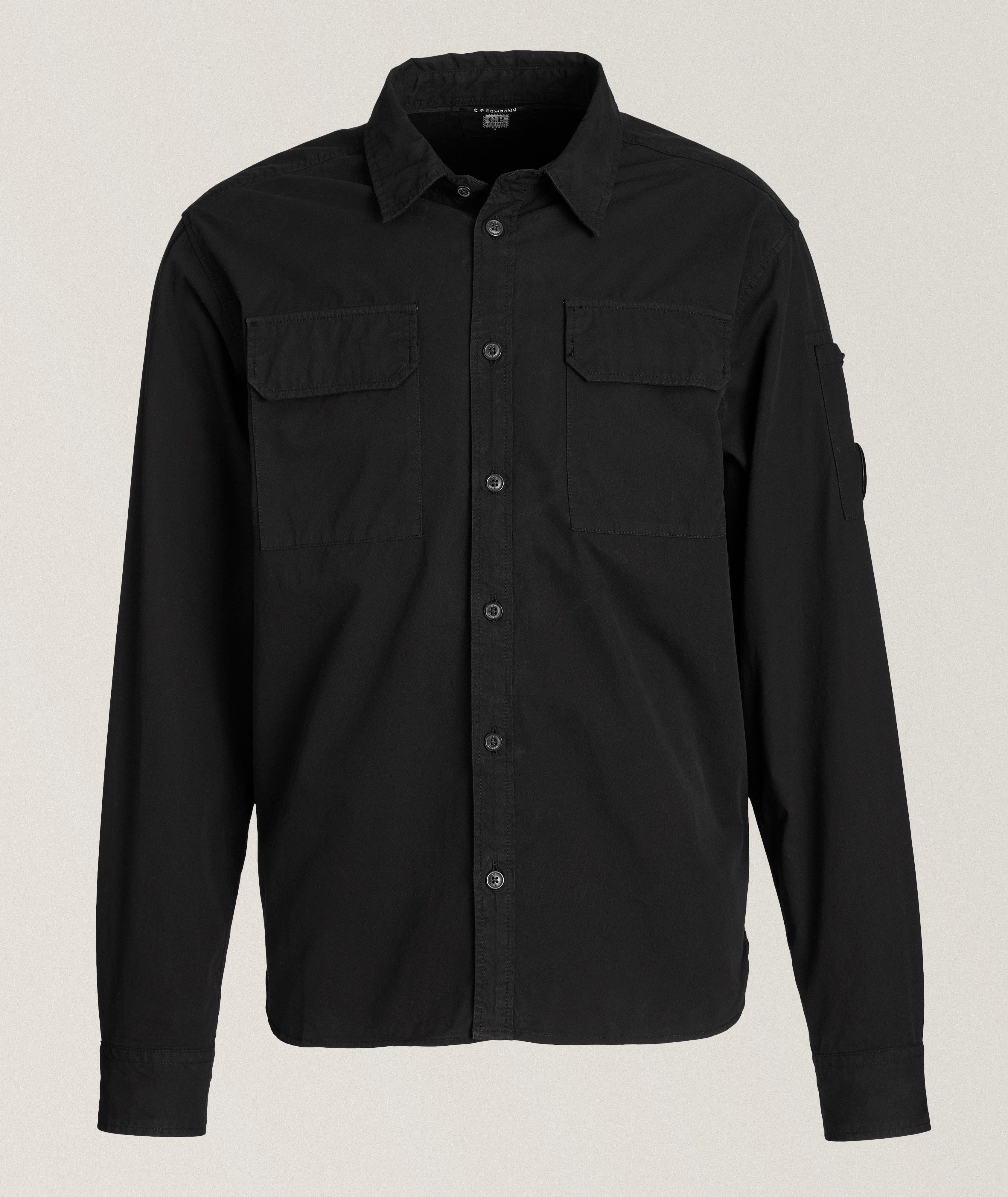 C.P. Company Blouson En Gabardine De Coton En Noir , Taille Homme TTG