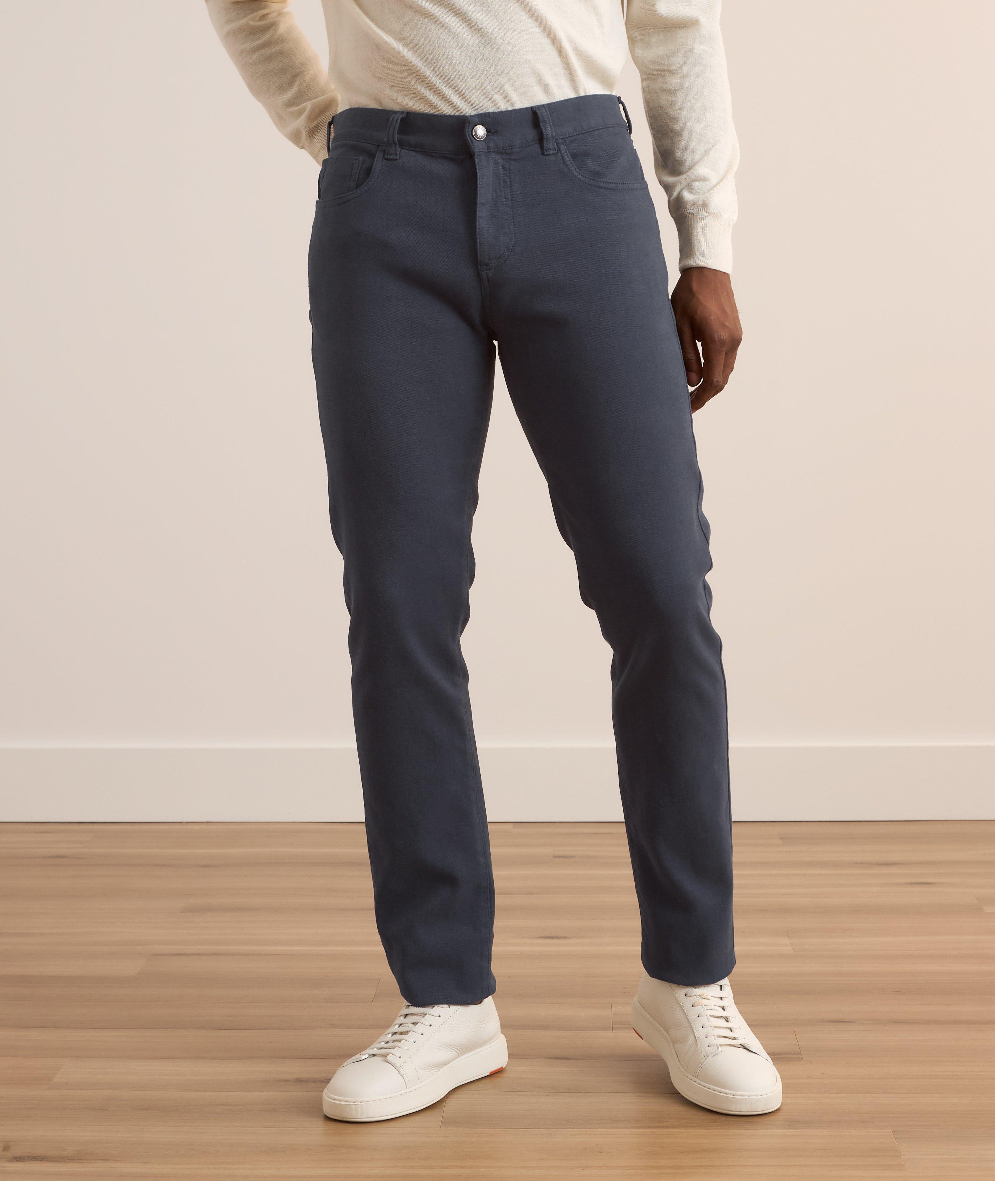 Stretch-Cotton Denim Jeans image 1