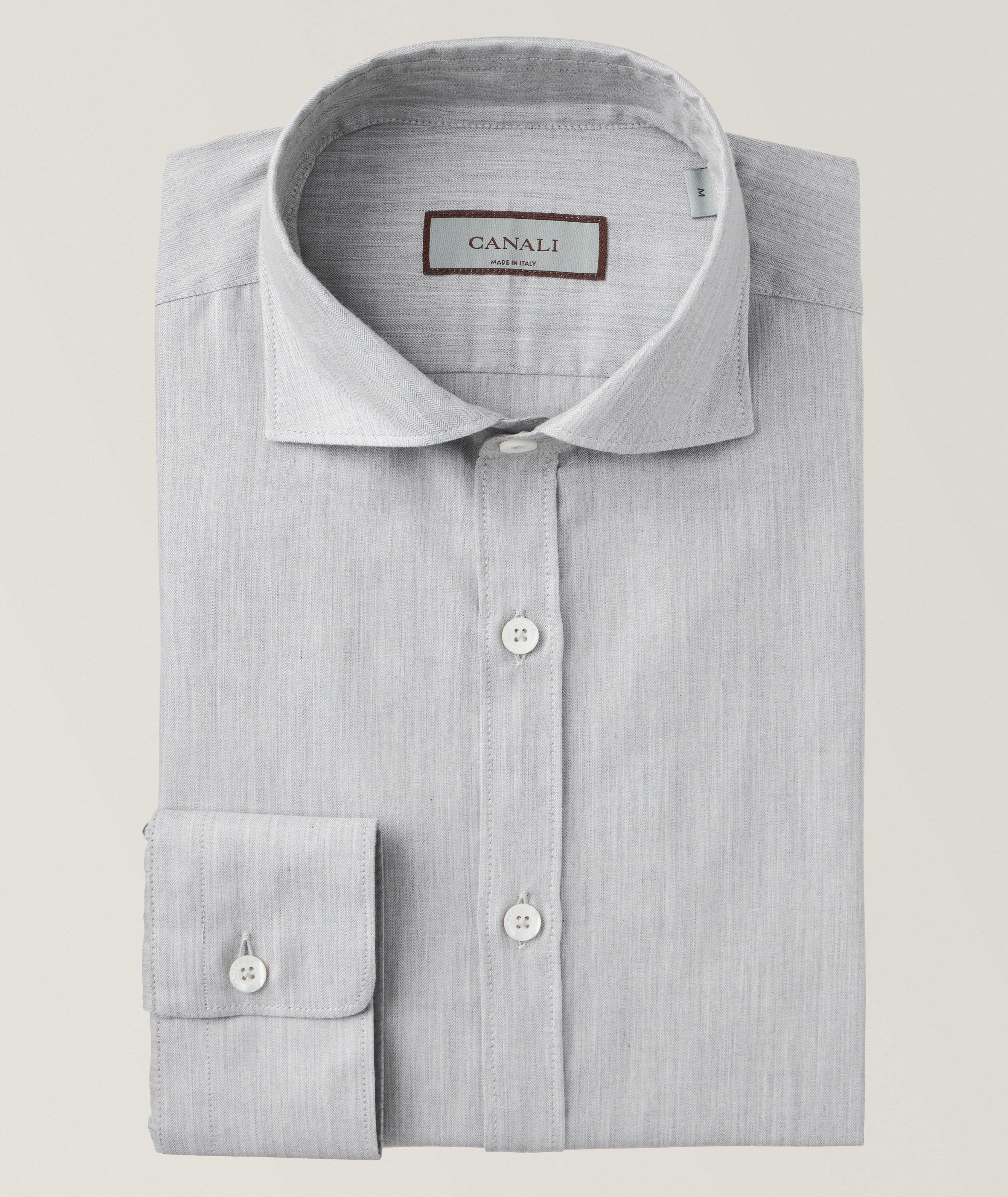 Canali Mélange Cotton Shirt 