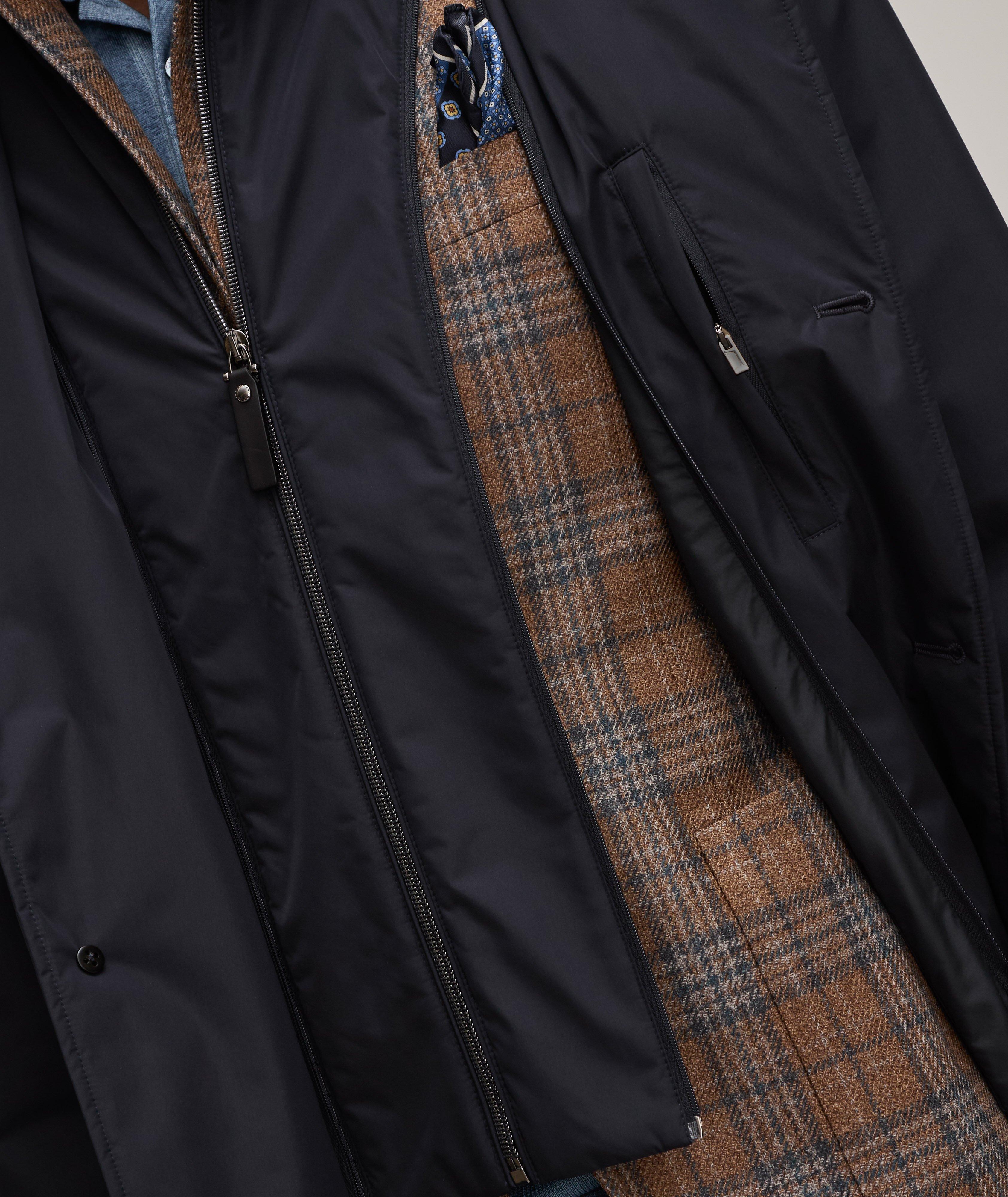 Microfibre Padded Coat image 3