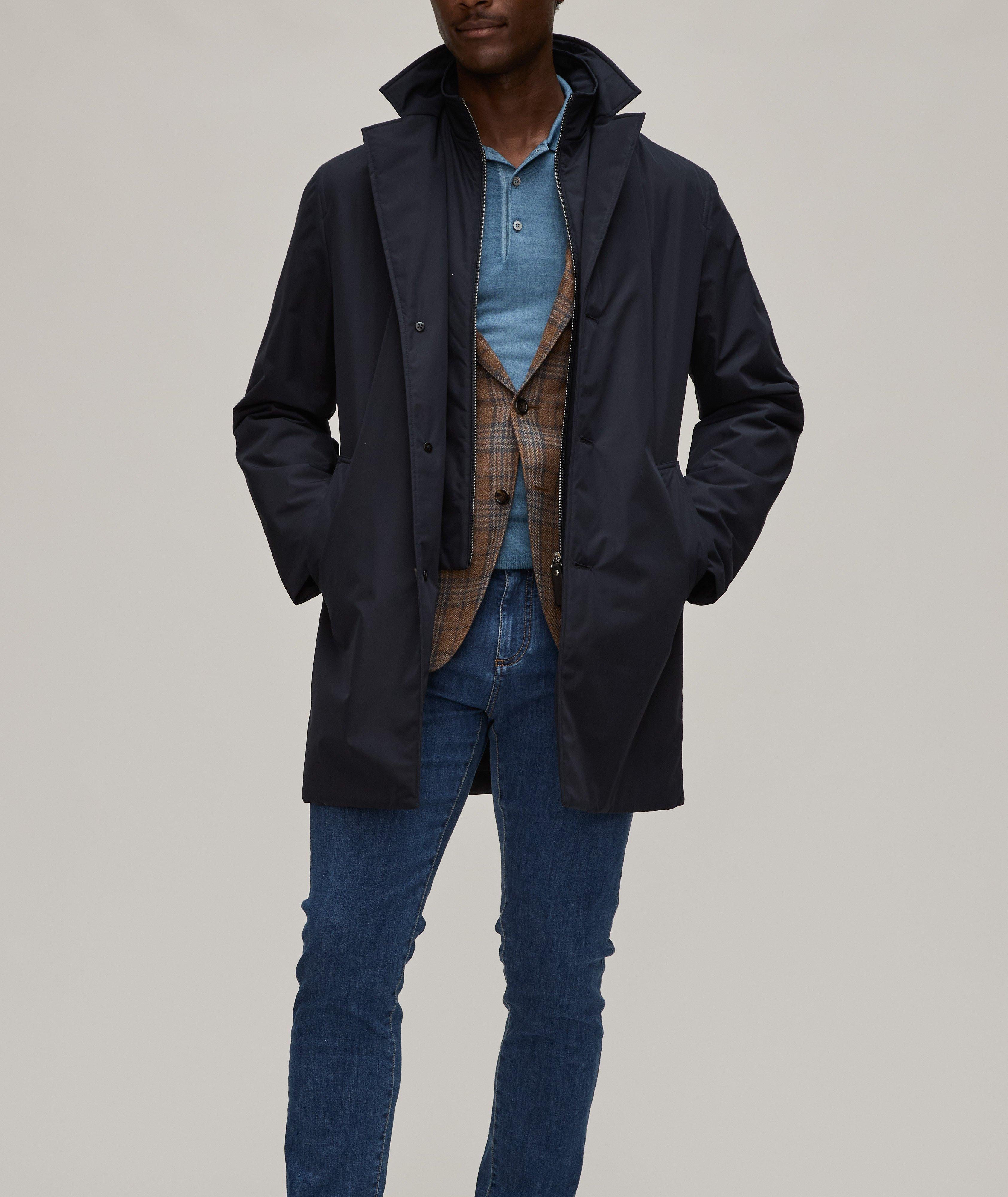 Microfibre Padded Coat image 6