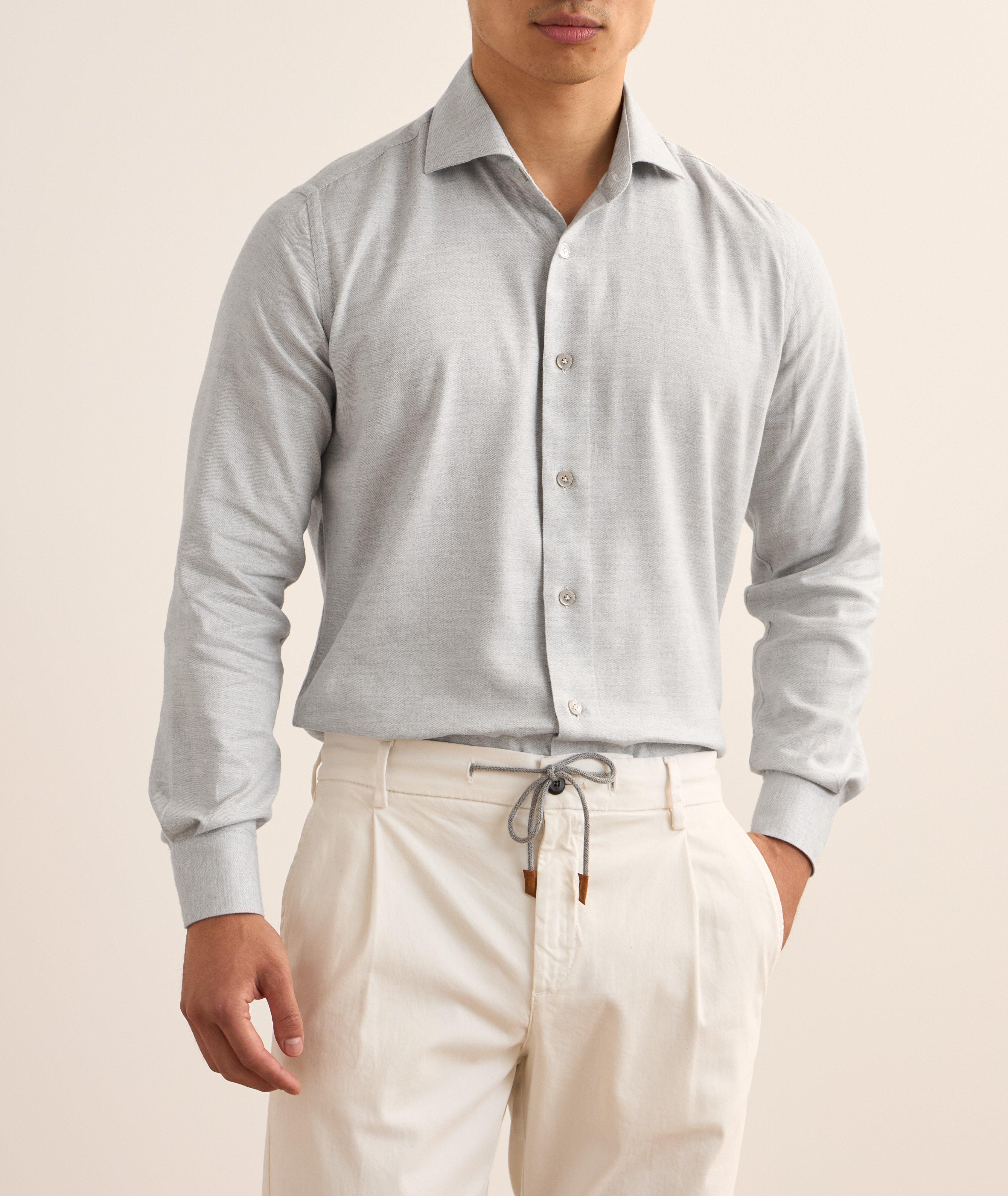 Mélange Cotton-Lyocell Shirt image 1