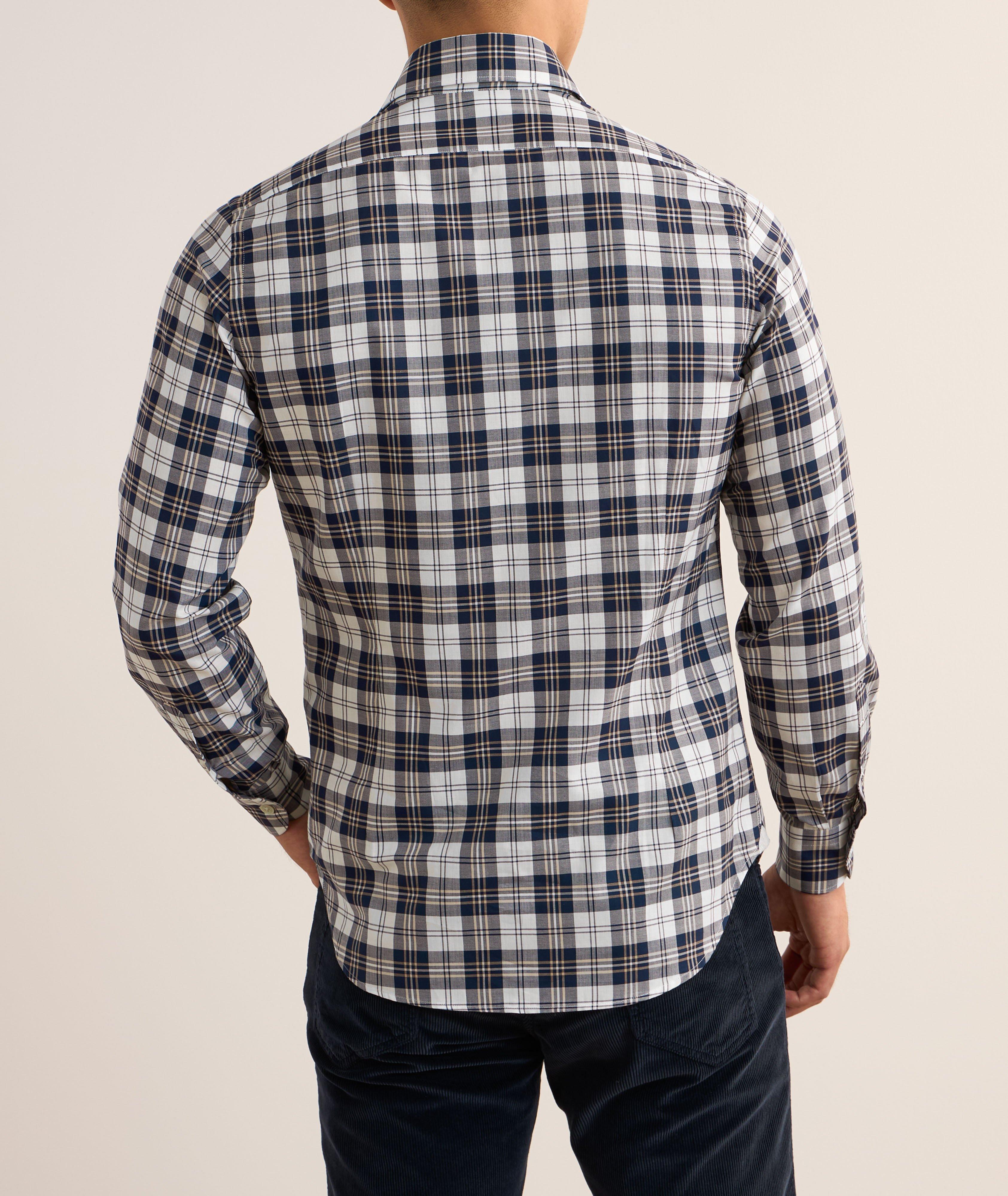 Plaid Cotton Sport Shirt  image 2