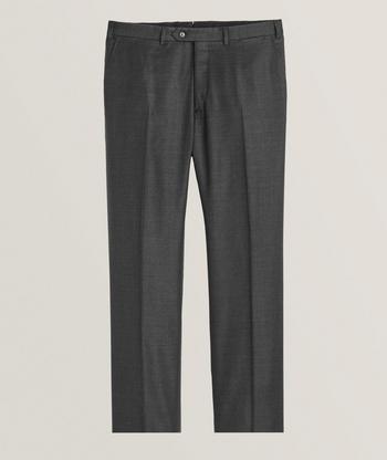Kiton Stretch-Cotton Double Pleated Dress Pants | Dress