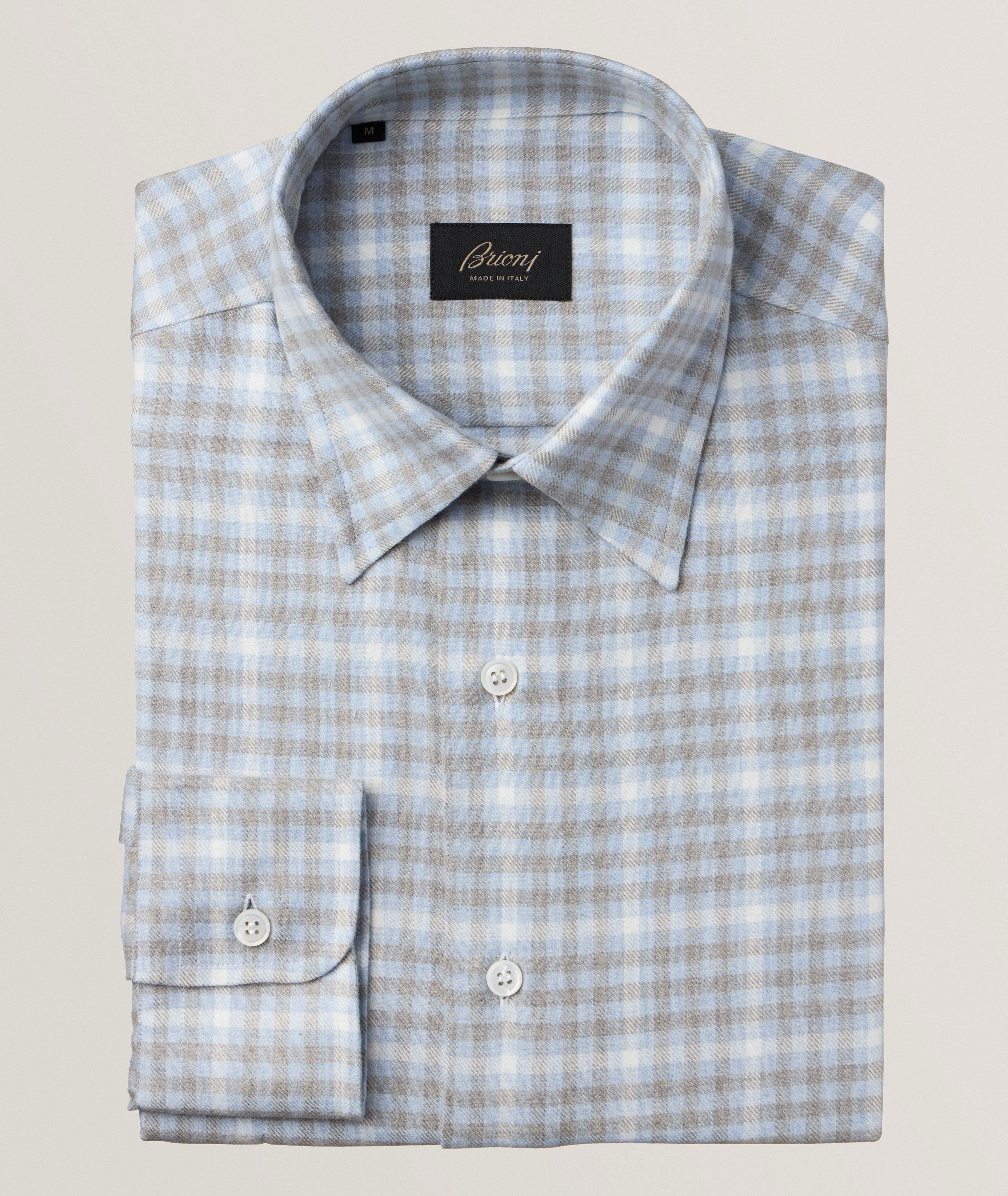 Check Cotton Flannel Shirt