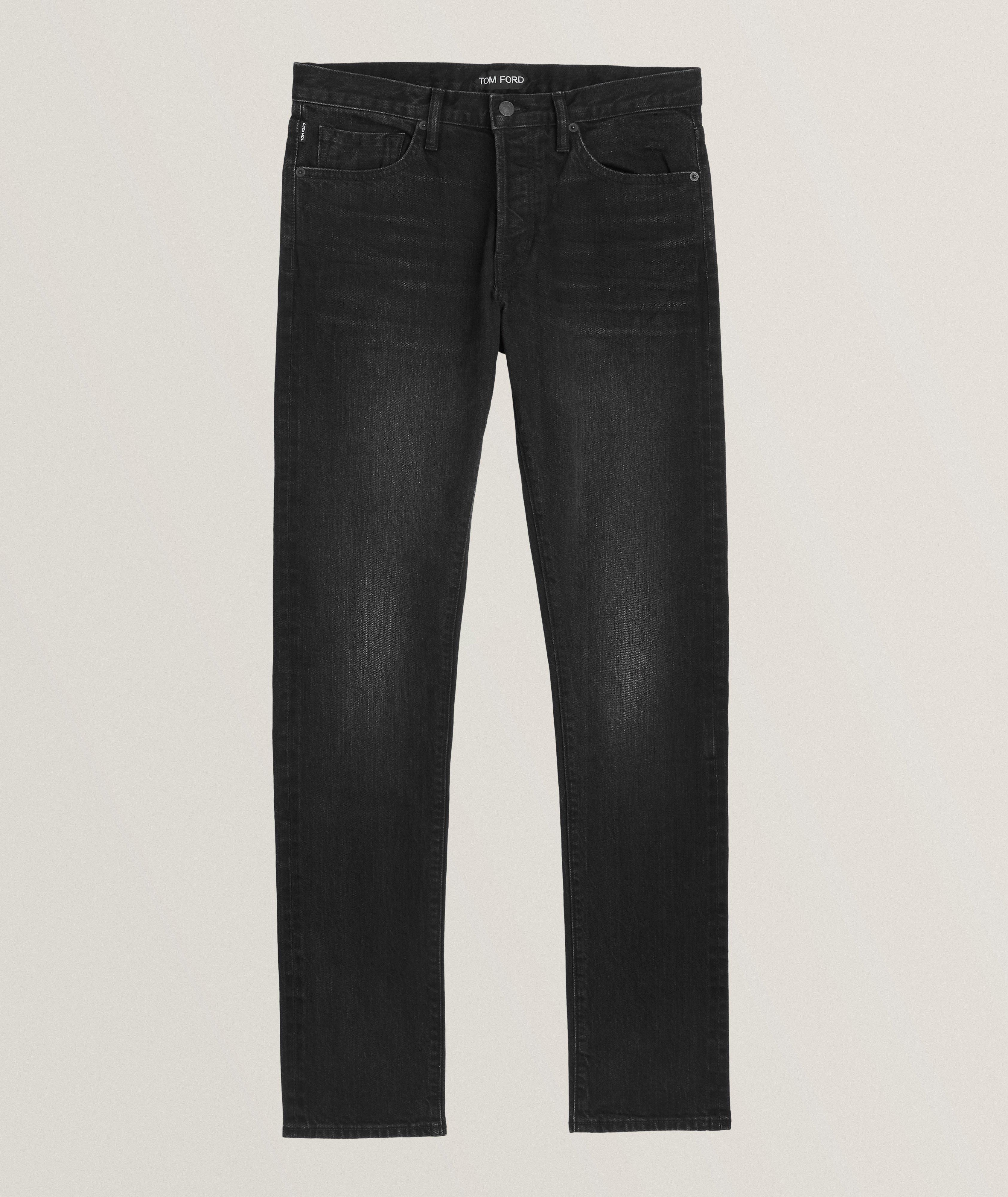 Tom Ford Jean En Coton Liséré En Noir , Taille Homme 36