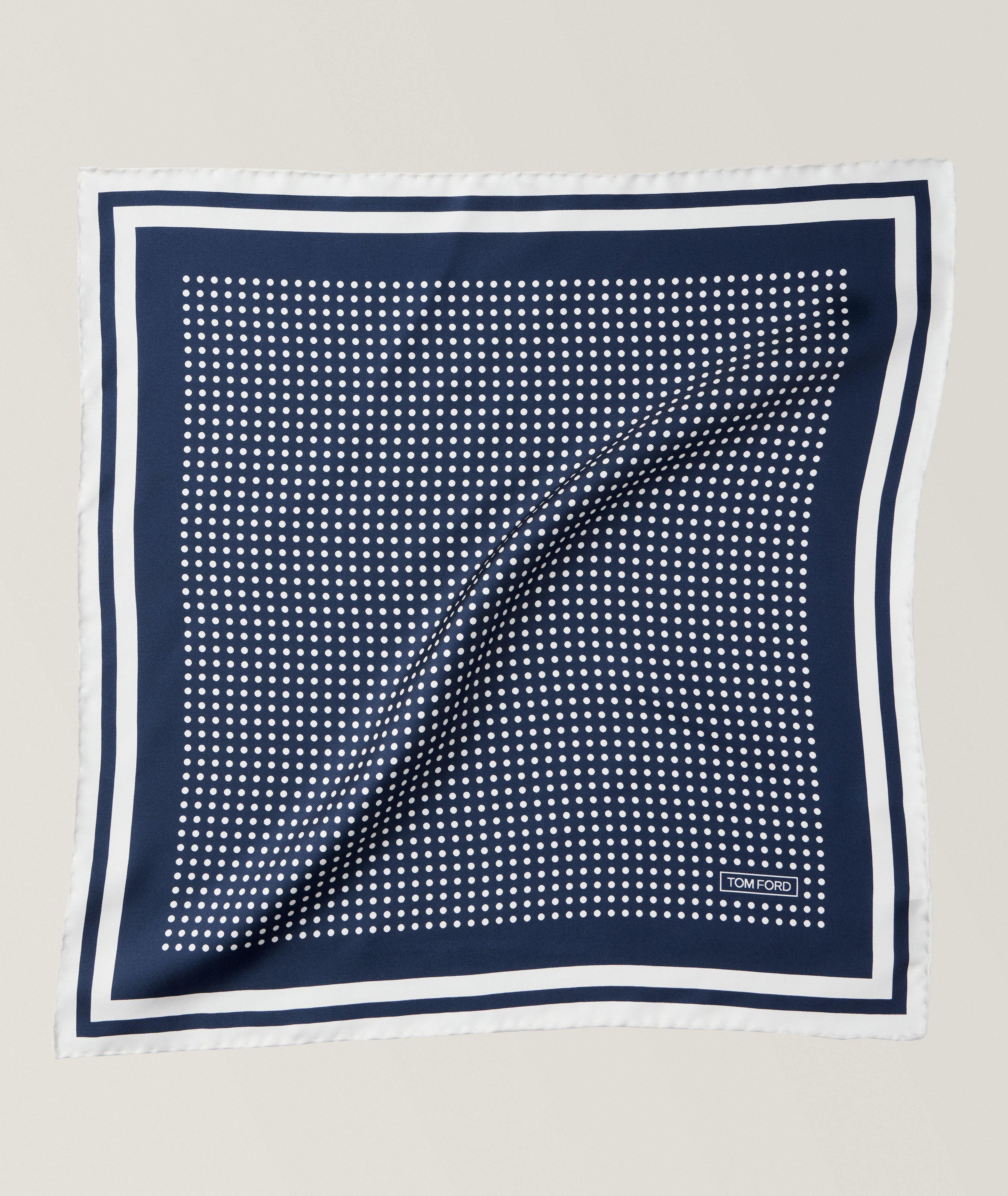 Silk Polka Dot Pocket Square