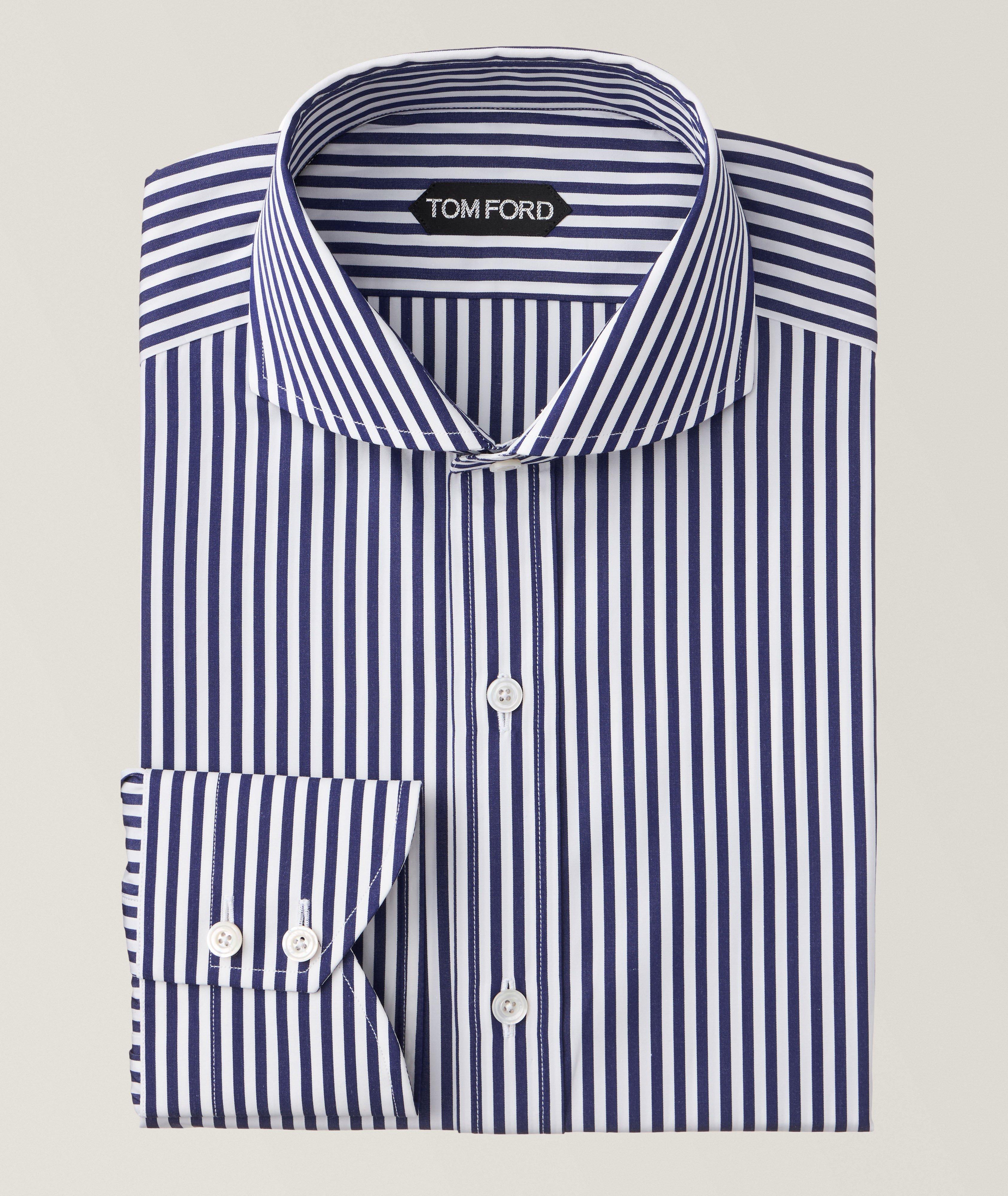 Baton Striped Dress Shirt  image 0