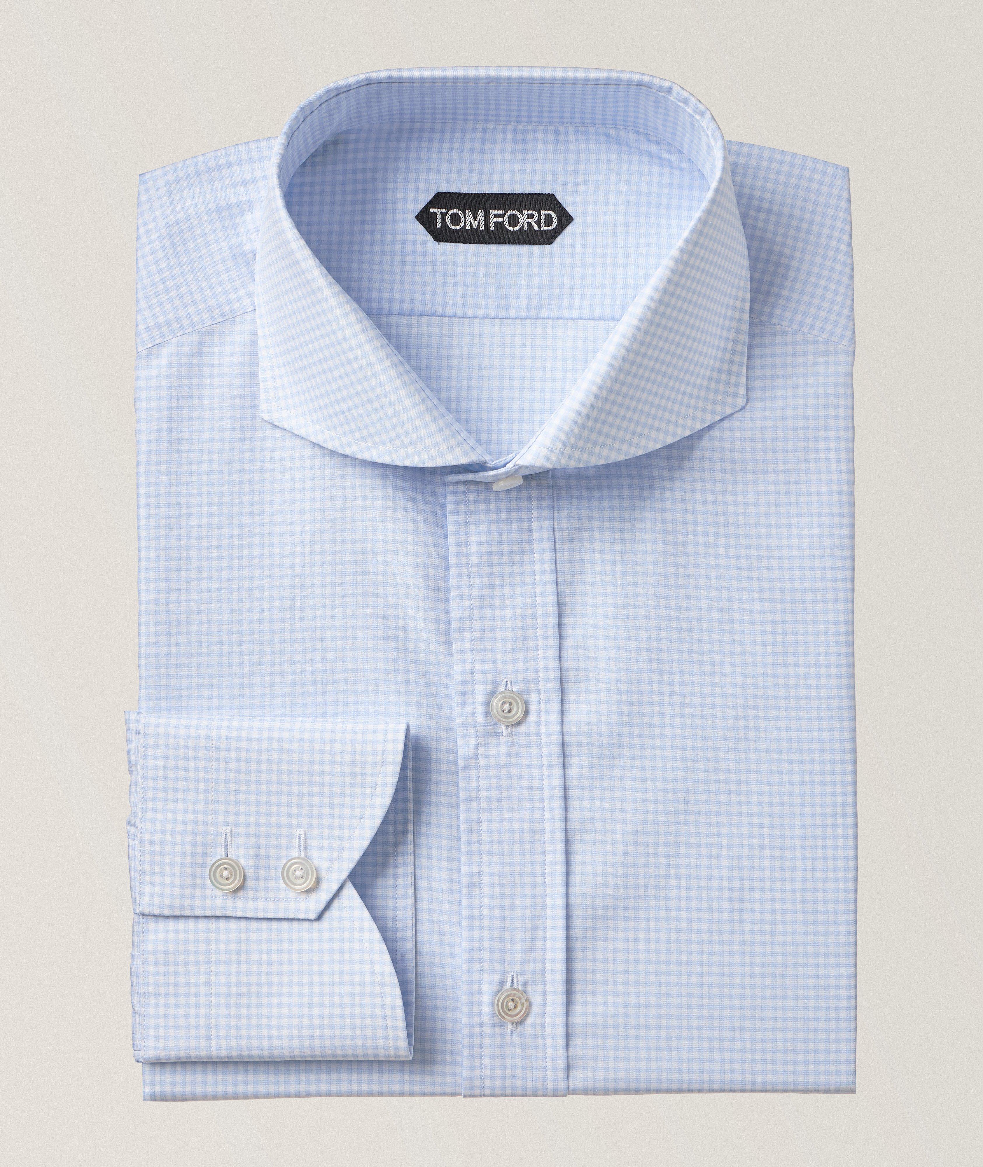 Gingham Cotton Dress Shirt  image 0