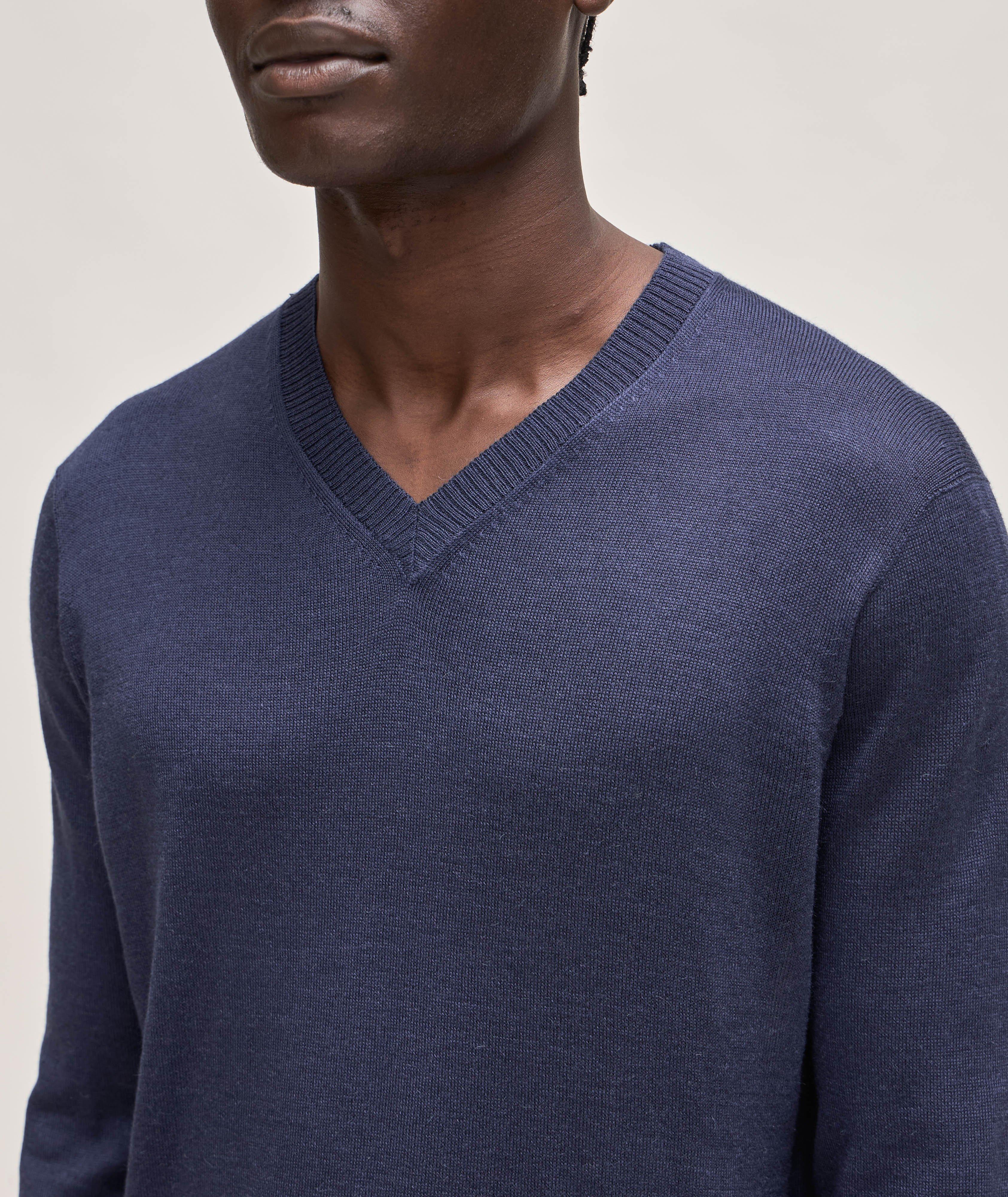 Alpaca Wool-Silk Blend Sweater image 3