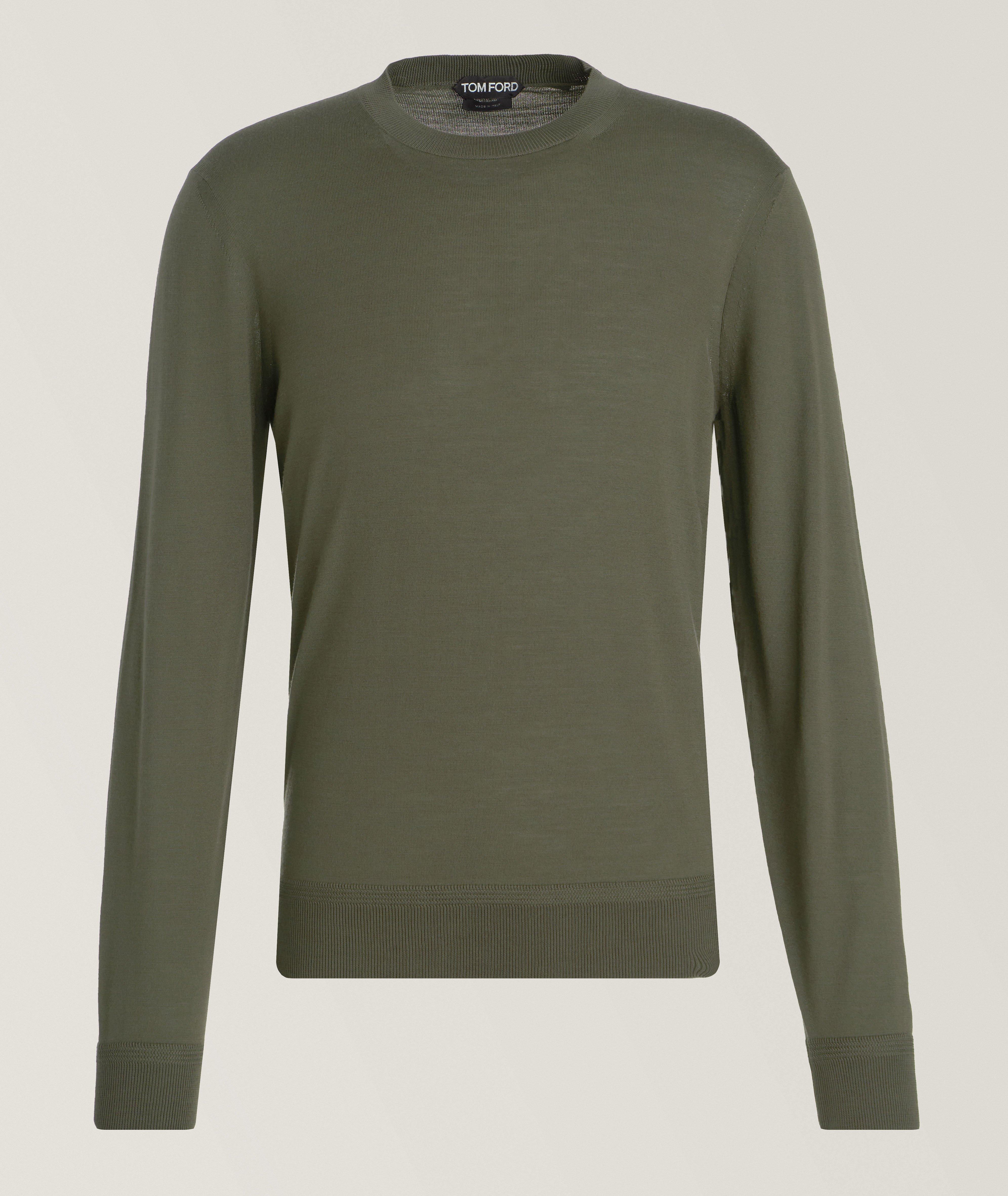 Tom Ford Pull En Laine De Coupe Amincie En Vert , Taille Homme TG