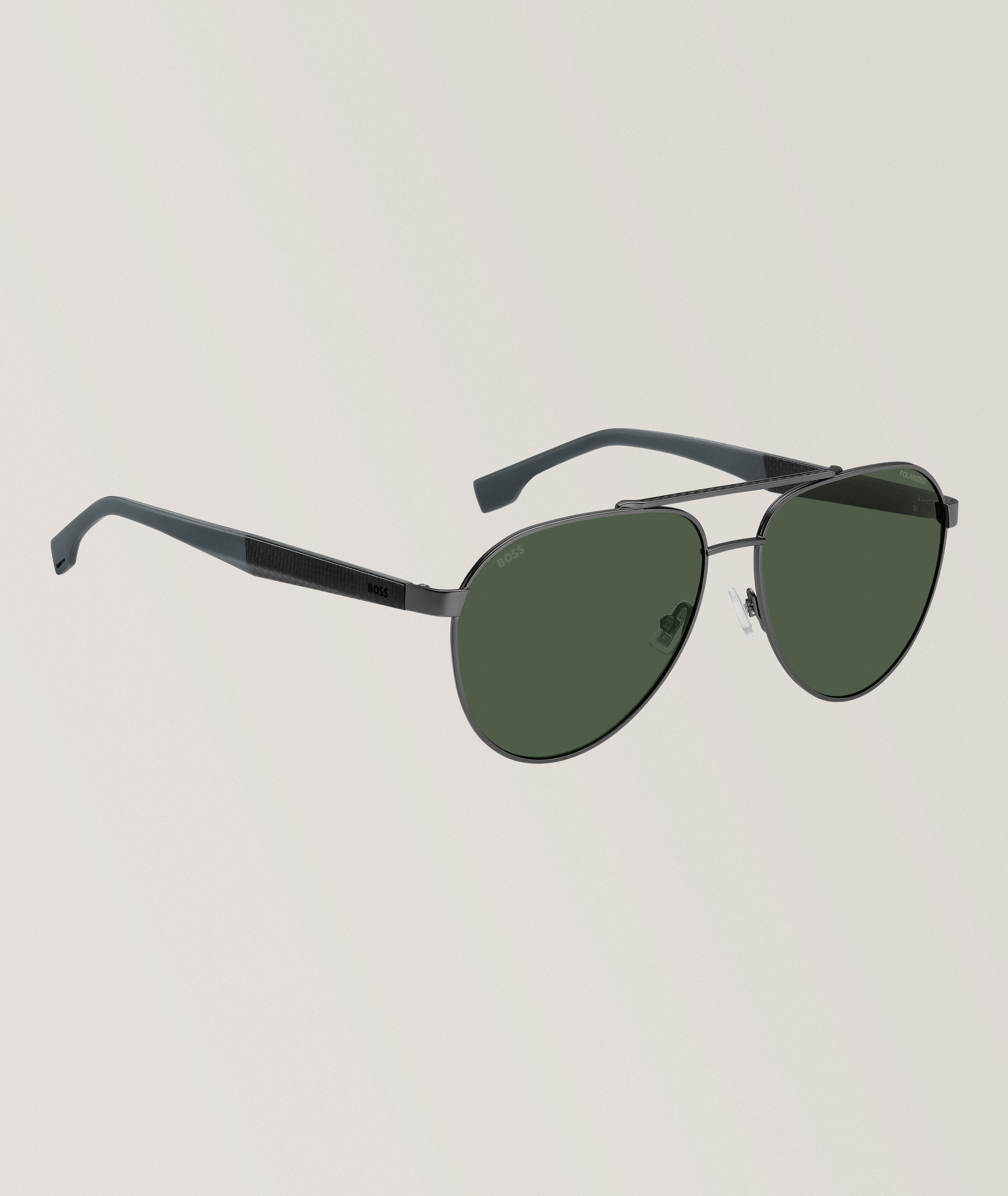 Matte Ruthenium Pilot Sunglasses  image 1