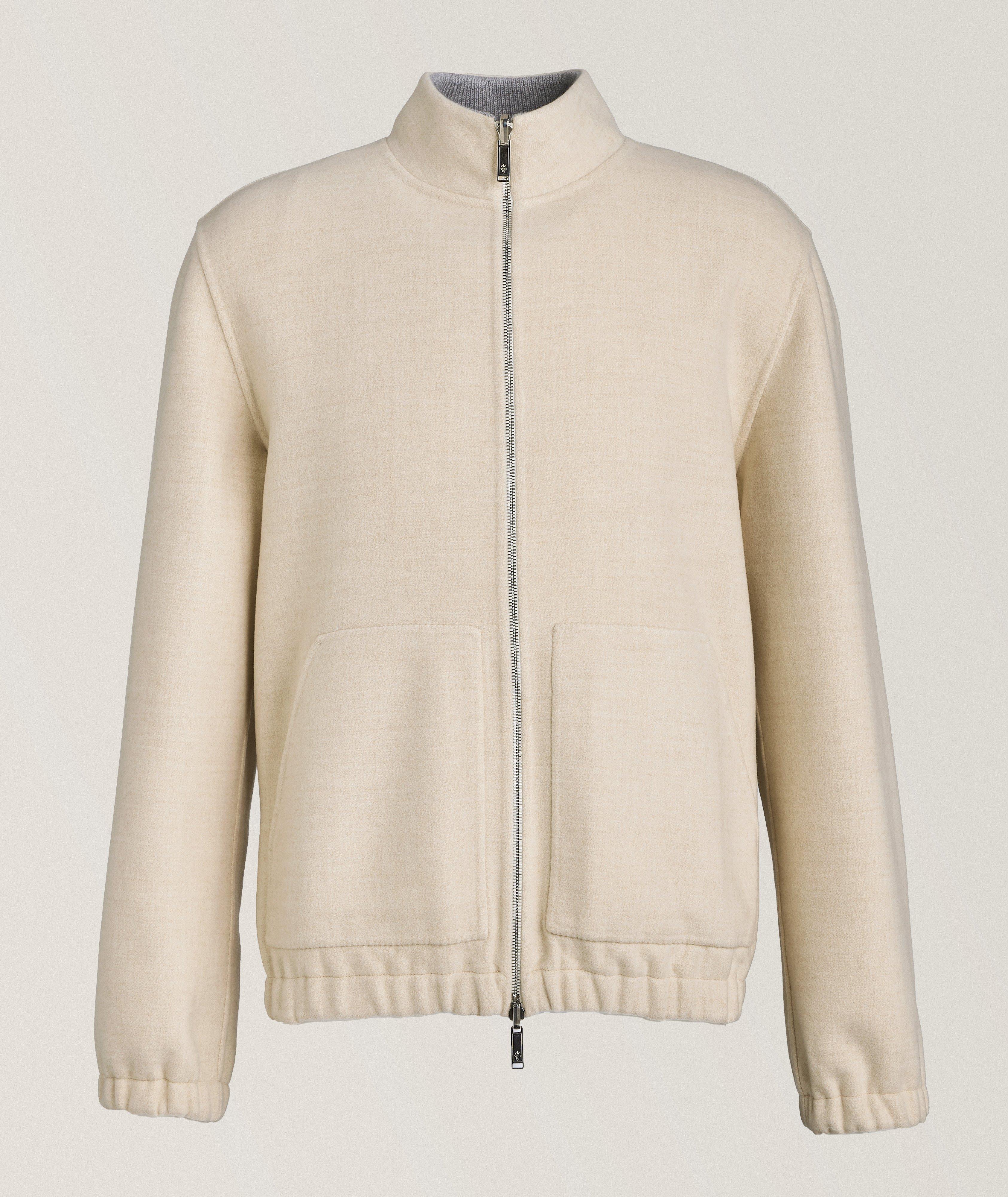 Eleventy Blouson En Laine En Beige , Taille Homme 56