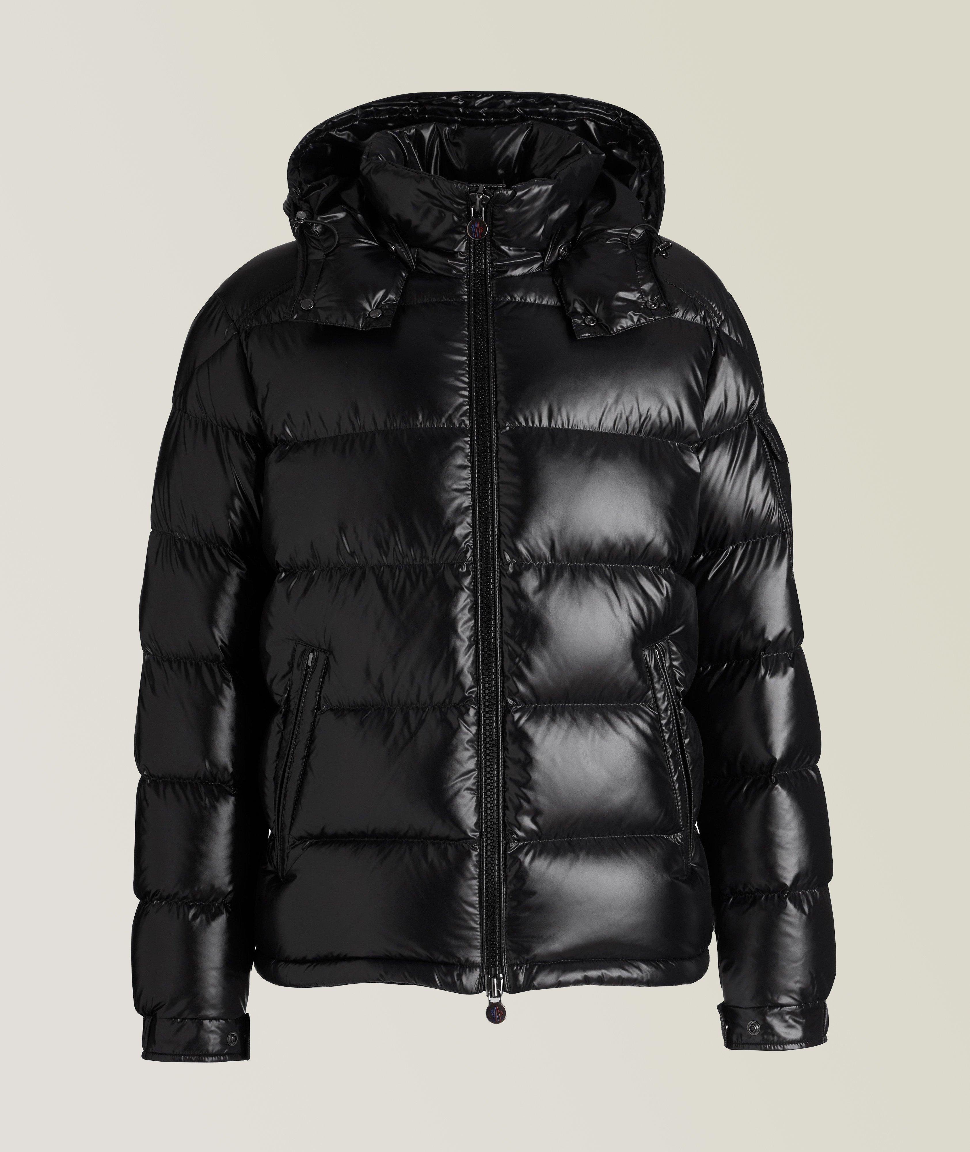 Moncler Blouson Maya Matelassé À Capuchon En Noir , Taille Homme 7