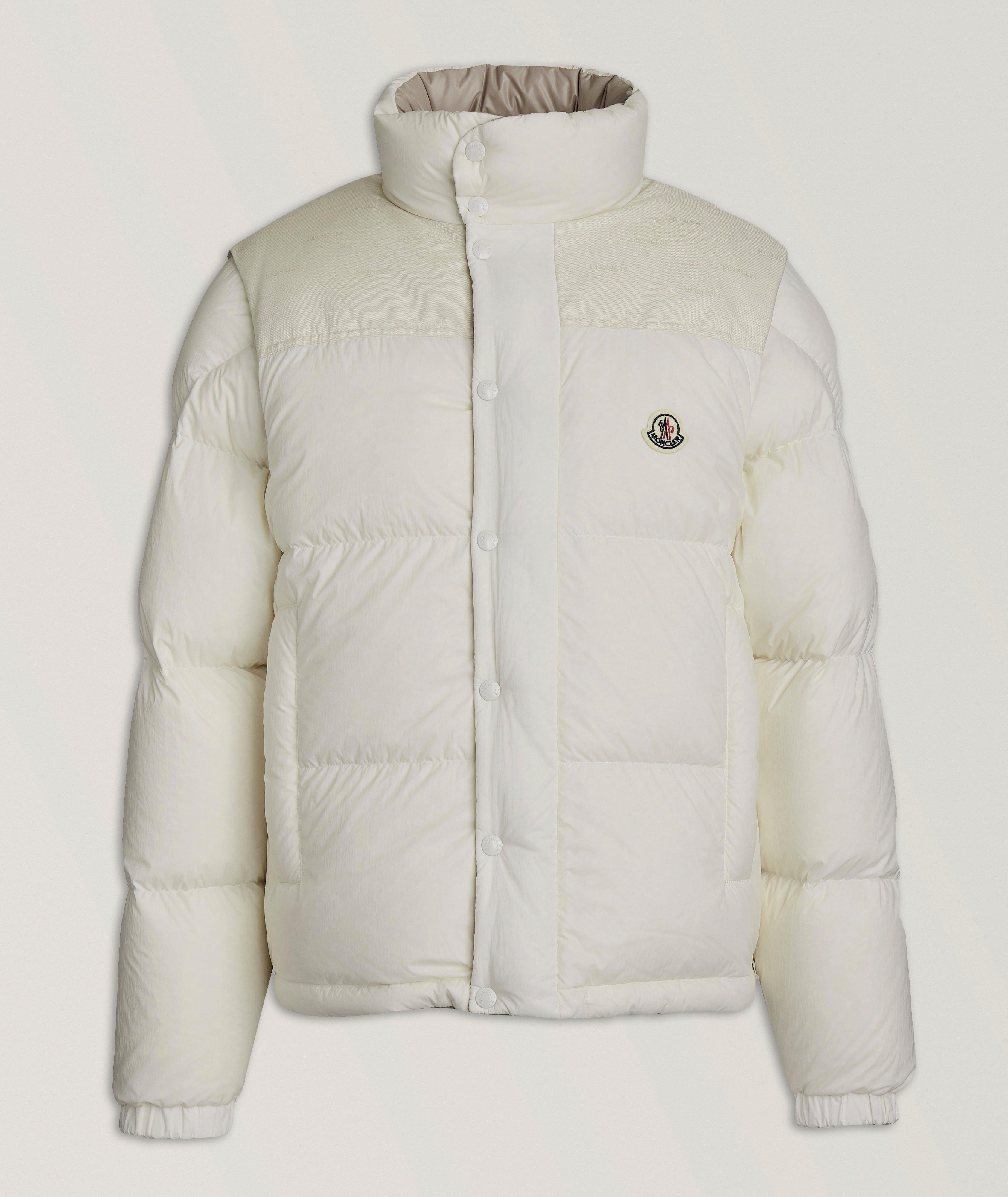 Moncler Manteau De Duvet Réversible Verone En Beige , Taille Homme 2