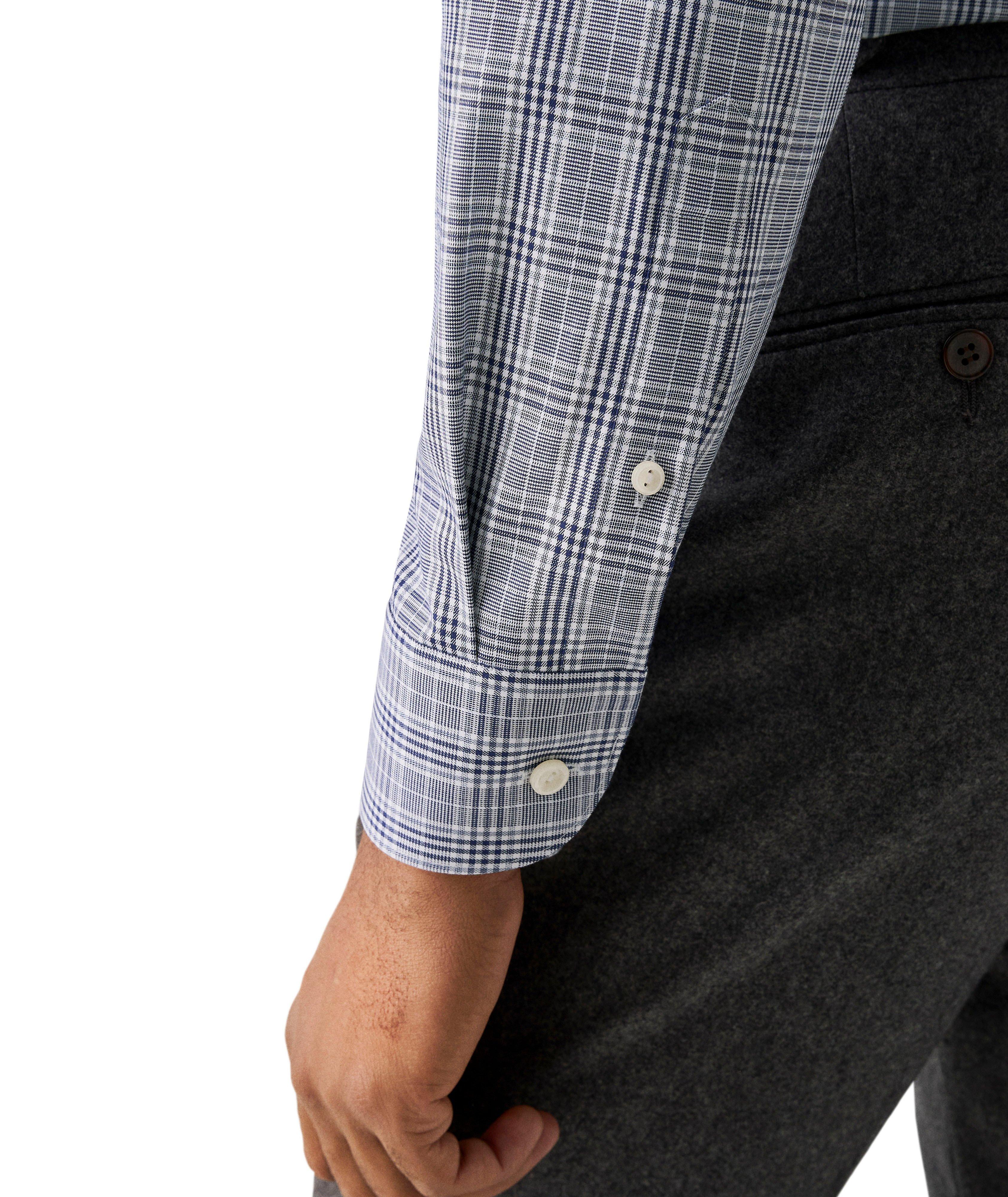 Contemporary-Fit Prince of Wales Twill Dress Shirt image 3