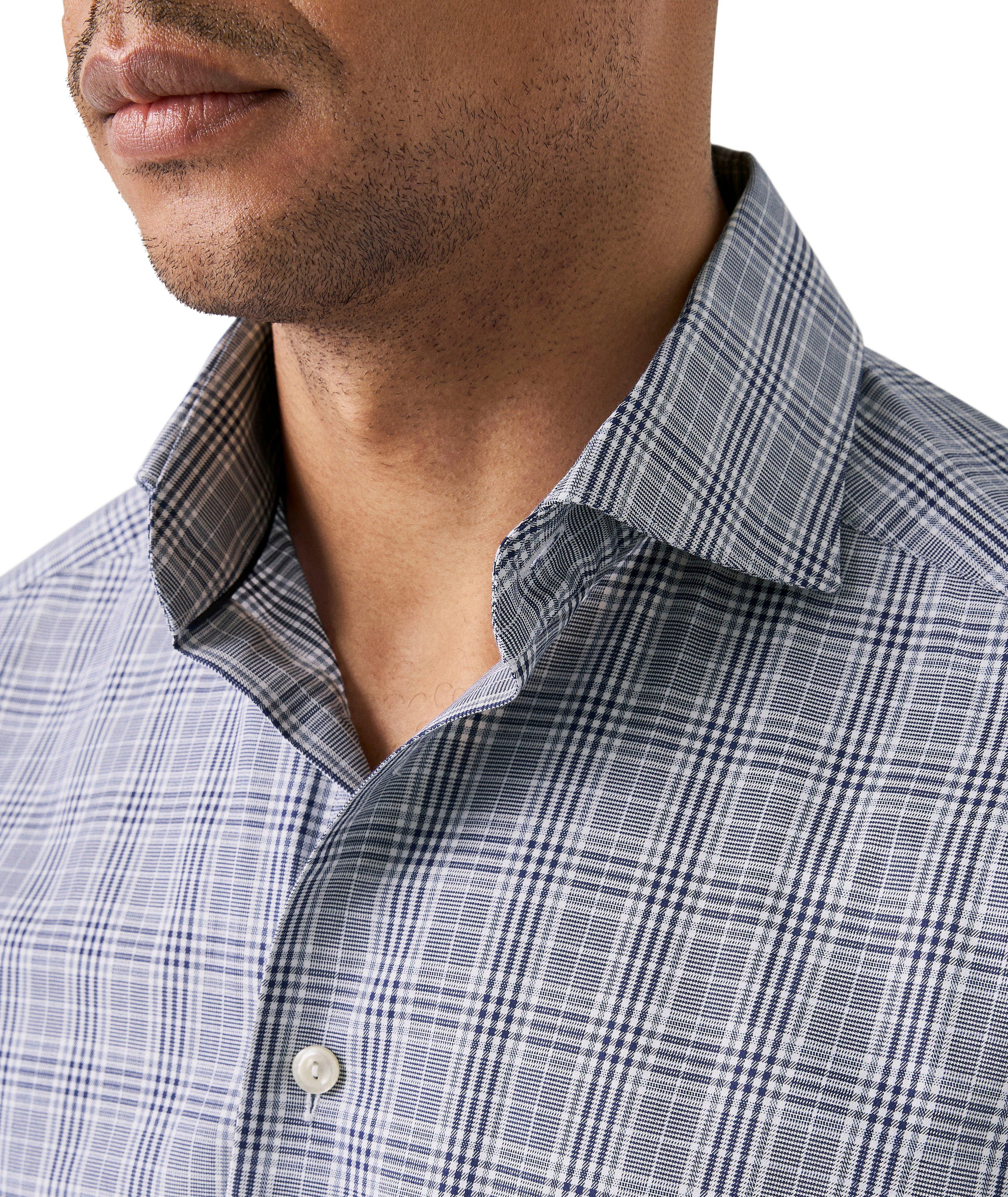 Contemporary-Fit Prince of Wales Twill Dress Shirt image 4